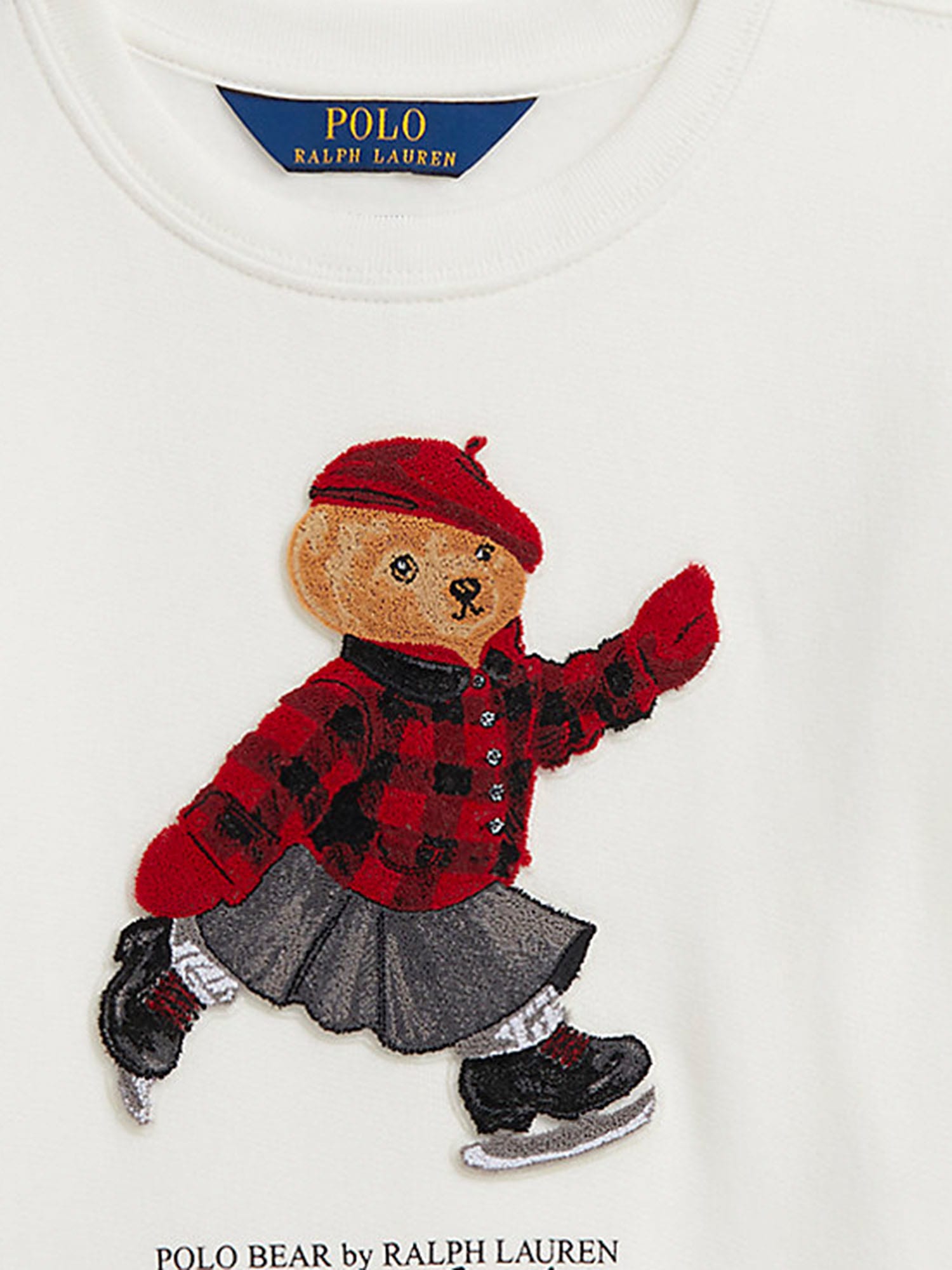 Polo Ralph Lauren Ralph Lauren Polo Bear Cotton Long-sleeve Tee In White