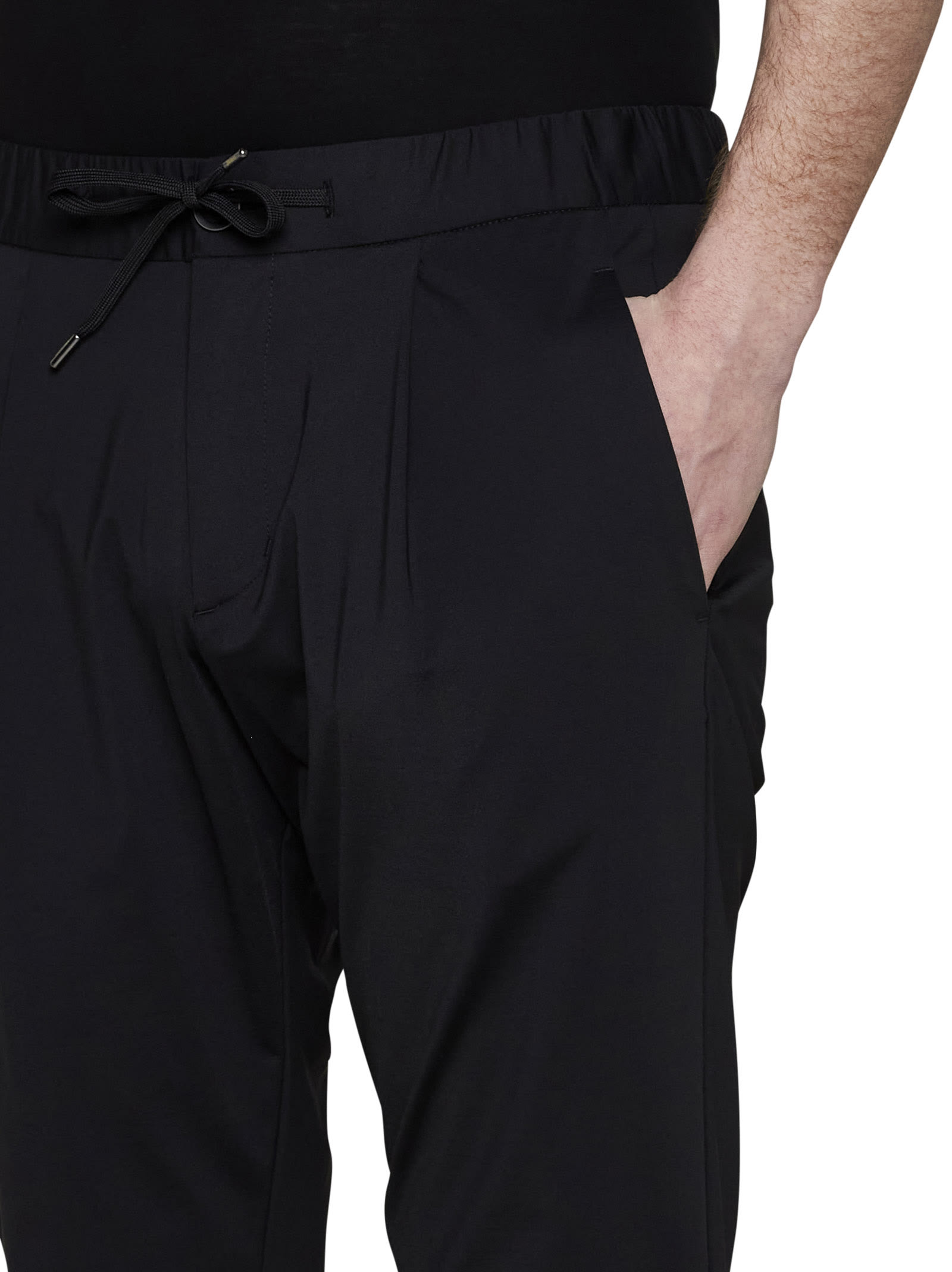 Shop Herno Pants In Black