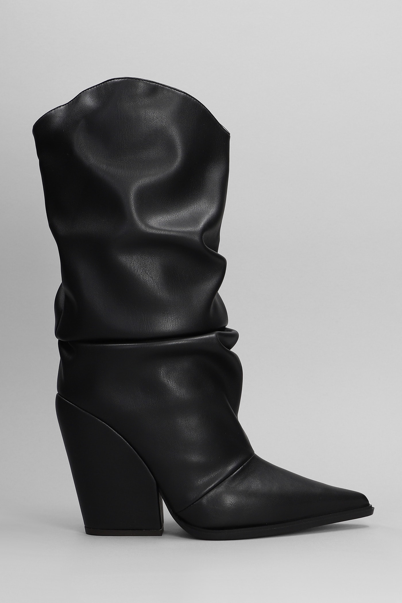 Alexandre Vauthier Boots In Black Leather
