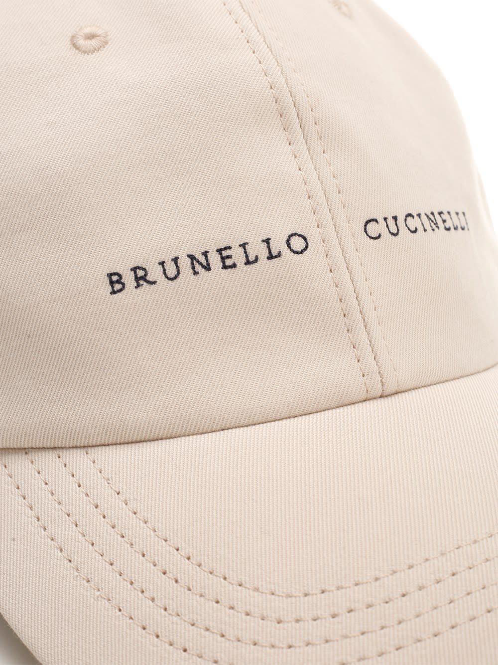 Shop Brunello Cucinelli Baseball Cap In Beige