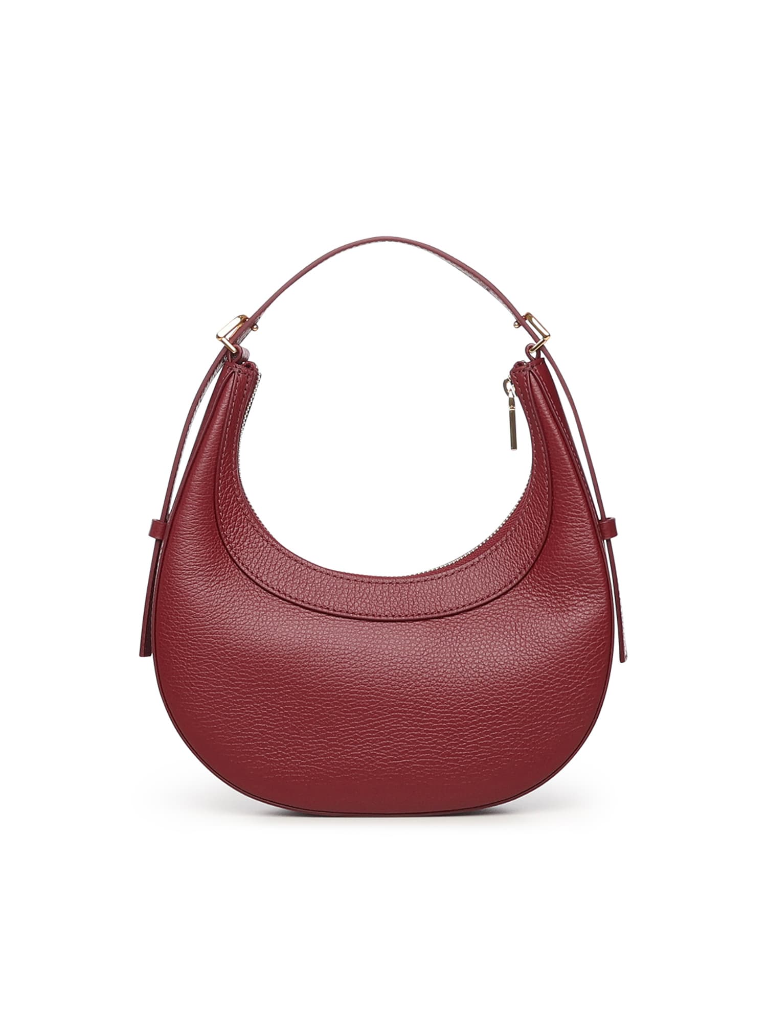 Coccinelle Whisper Crescent Top-handle Shoulder Bag In Red