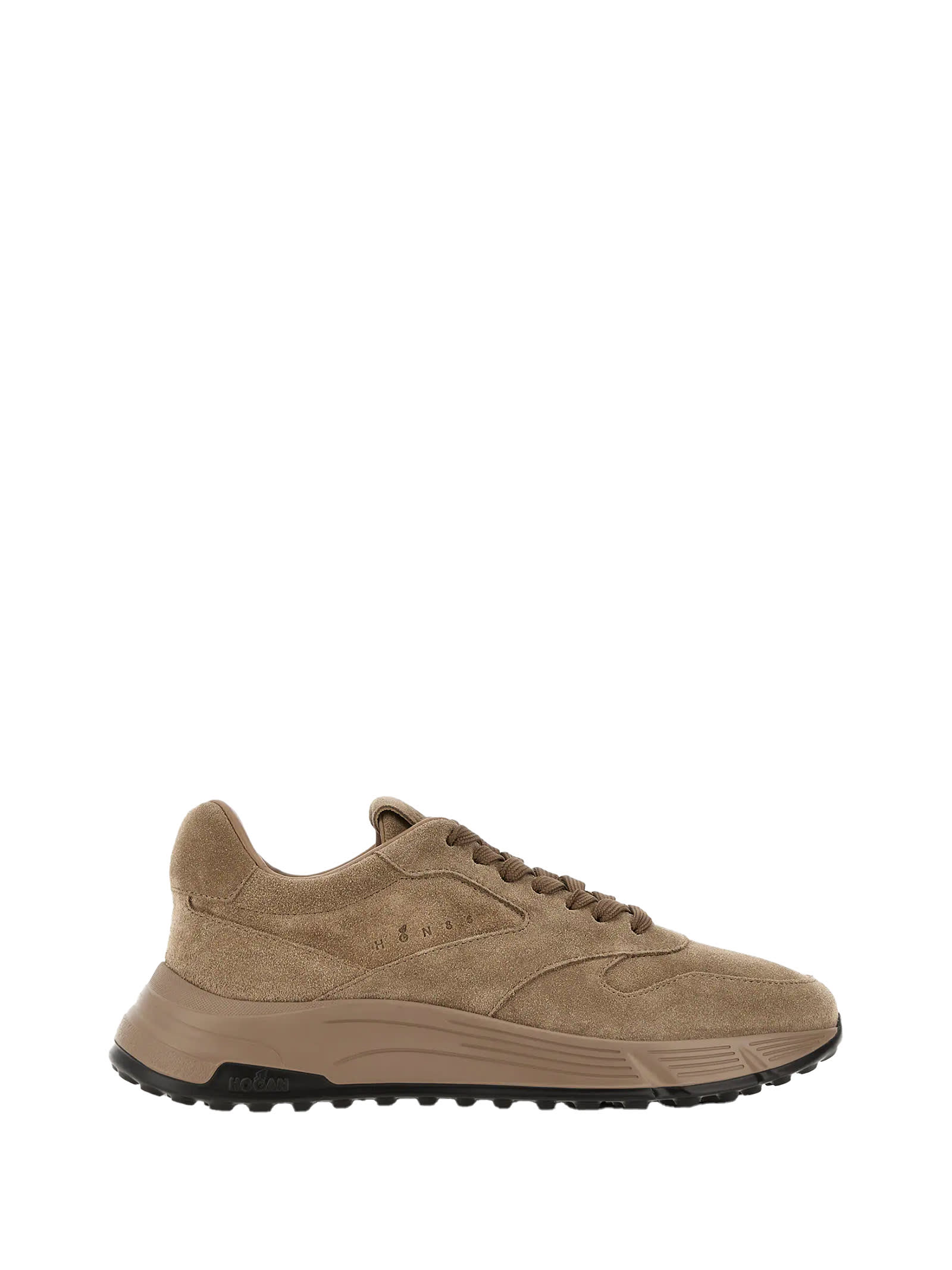 Hogan Suede Sneakers In Brown