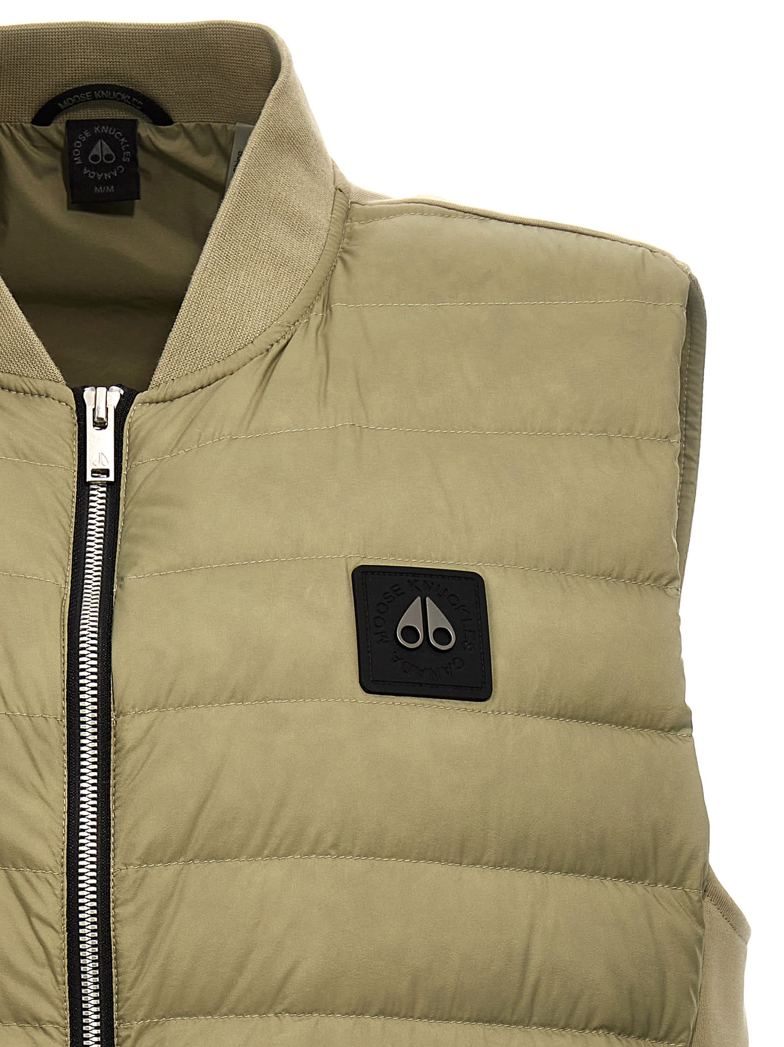 Shop Moose Knuckles Air Down Explorer Vest In Green