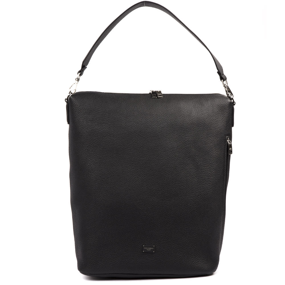 Dolce & Gabbana Black Tote Leather Bag