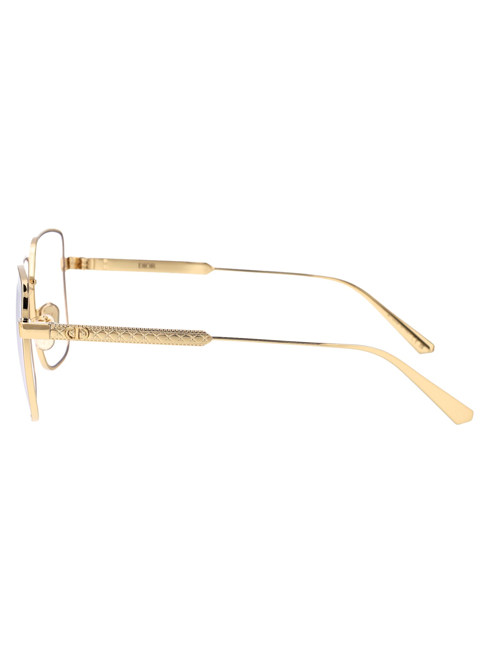 Shop Dior Cannageo Sunglasses In Gold