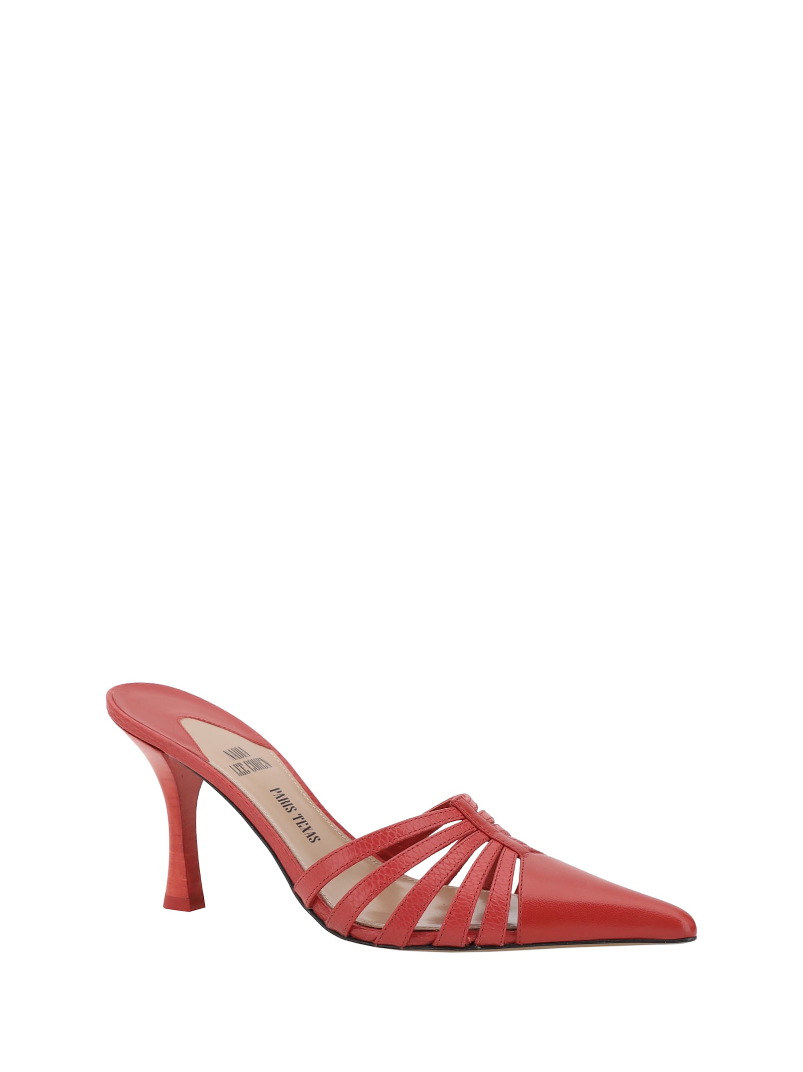 Paris Texas Nadia Sabot Sandals In Red