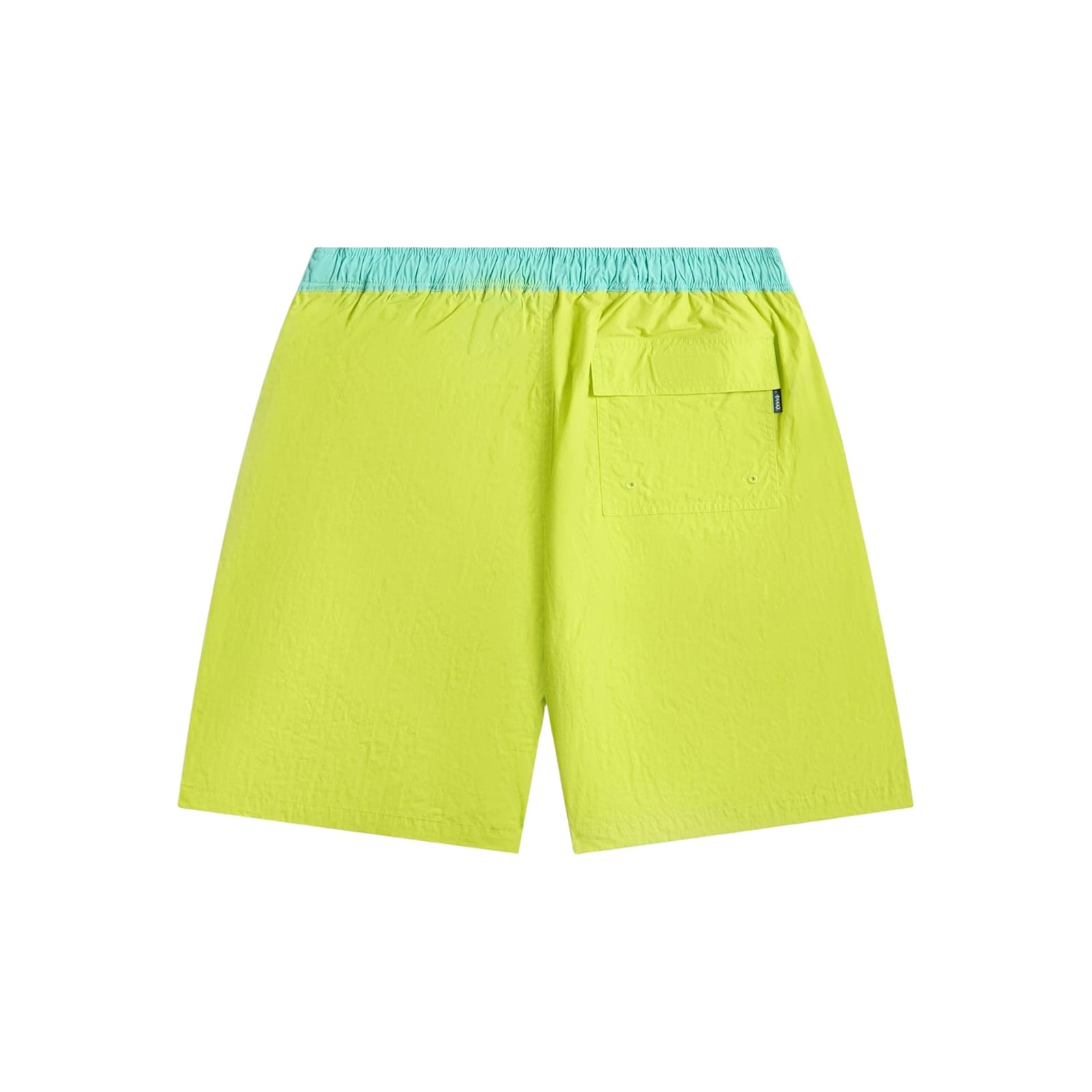 Awake Ny Colour-block Swim Shorts In Green