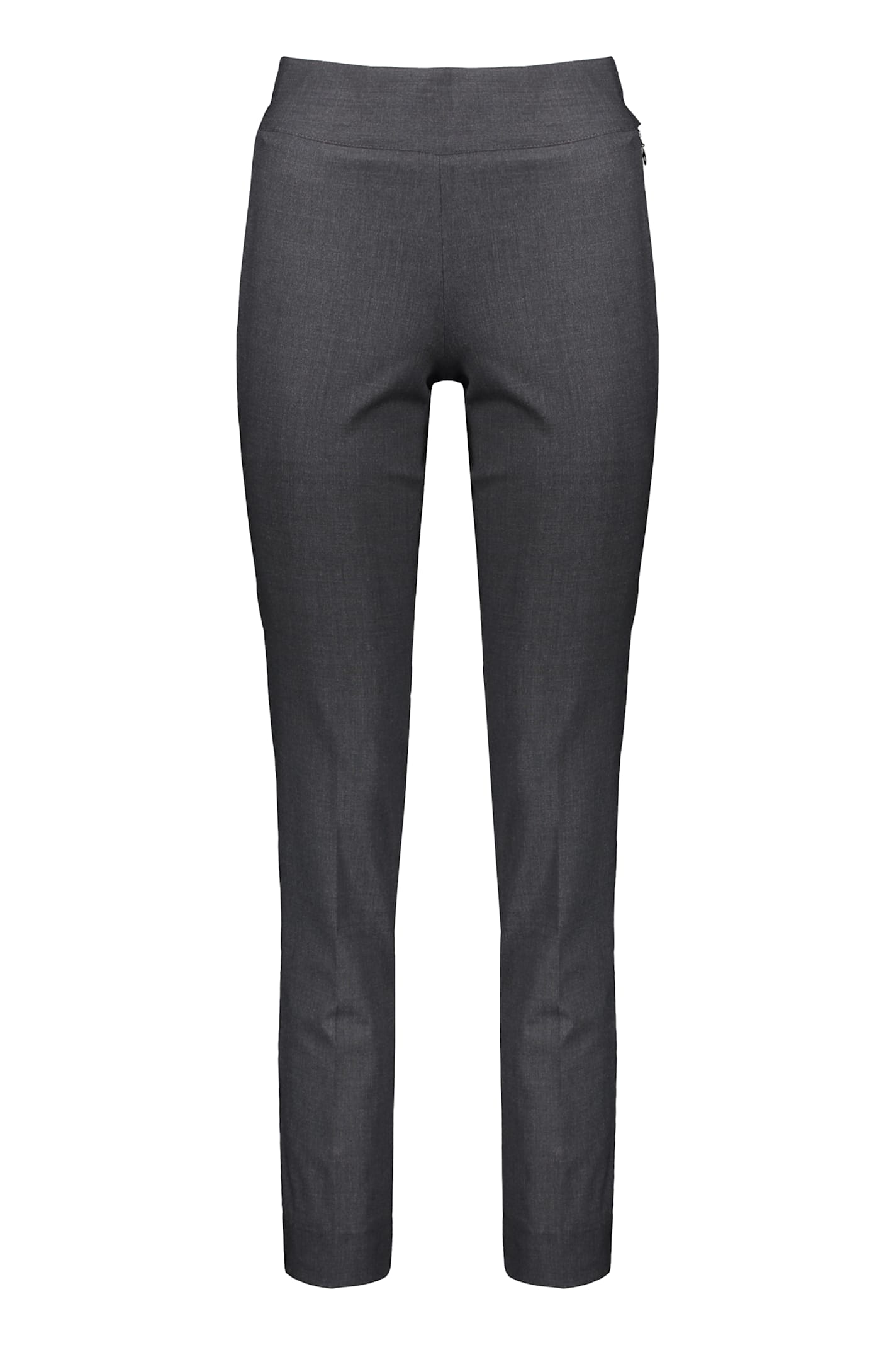 Herno Wool Blend Trousers In Grey