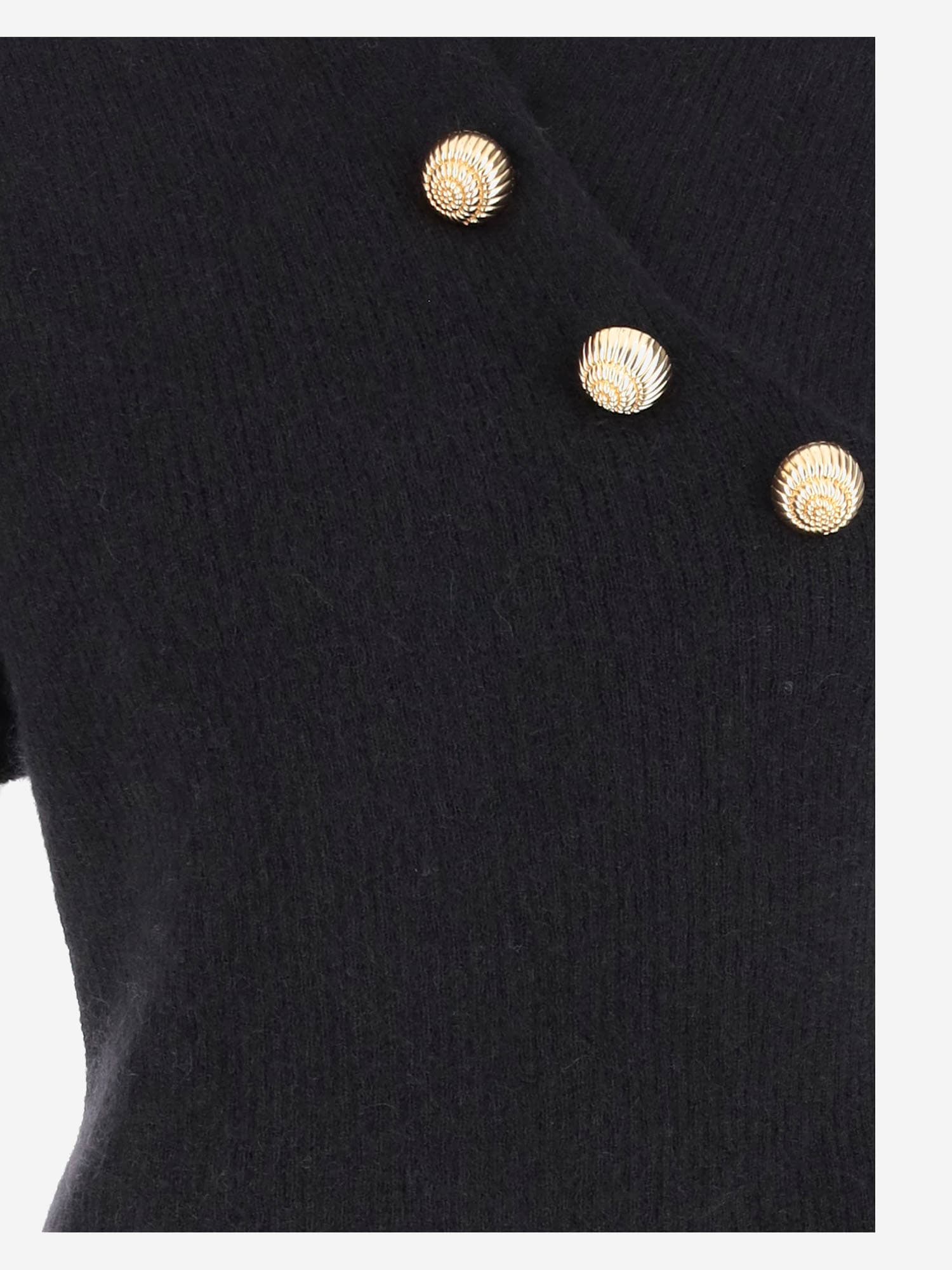 BALMAIN WOOL BLEND TOP 