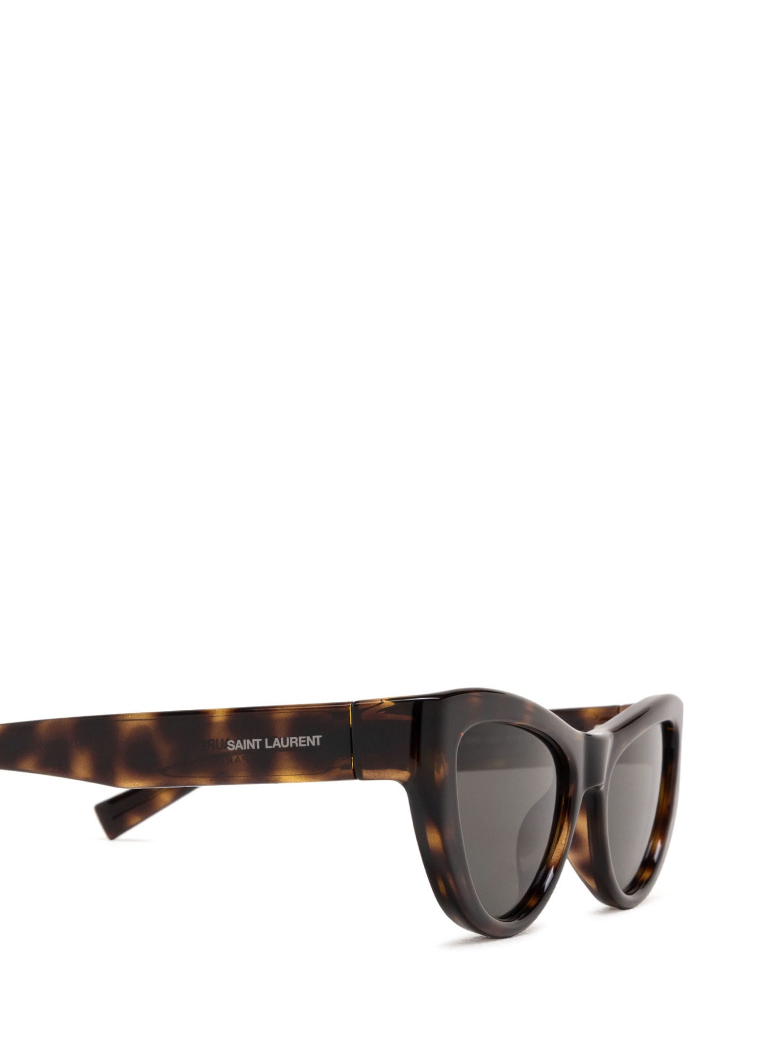 Shop Saint Laurent Sl 676 Havana Sunglasses