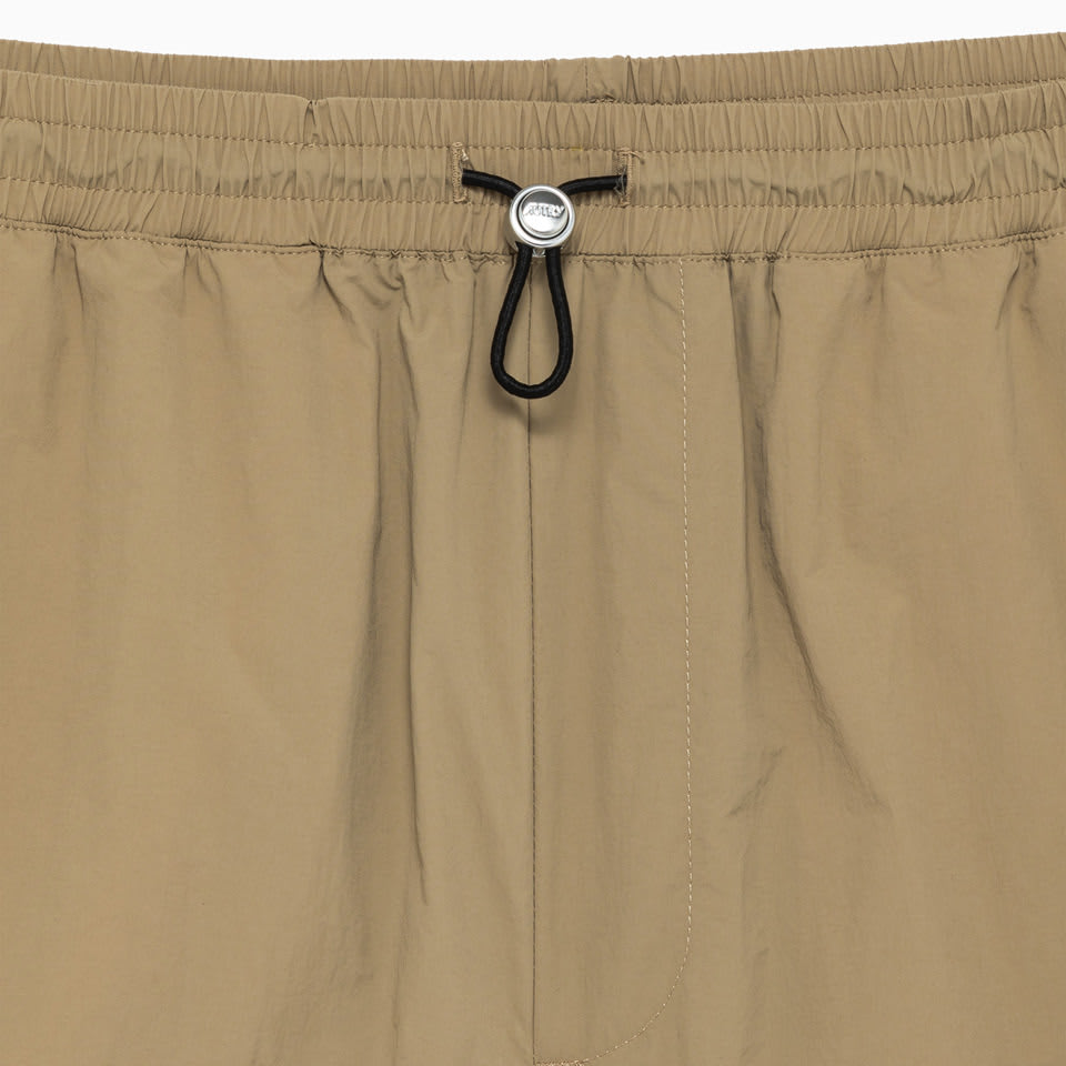 Shop Autry Solid Color Shorts In Beige