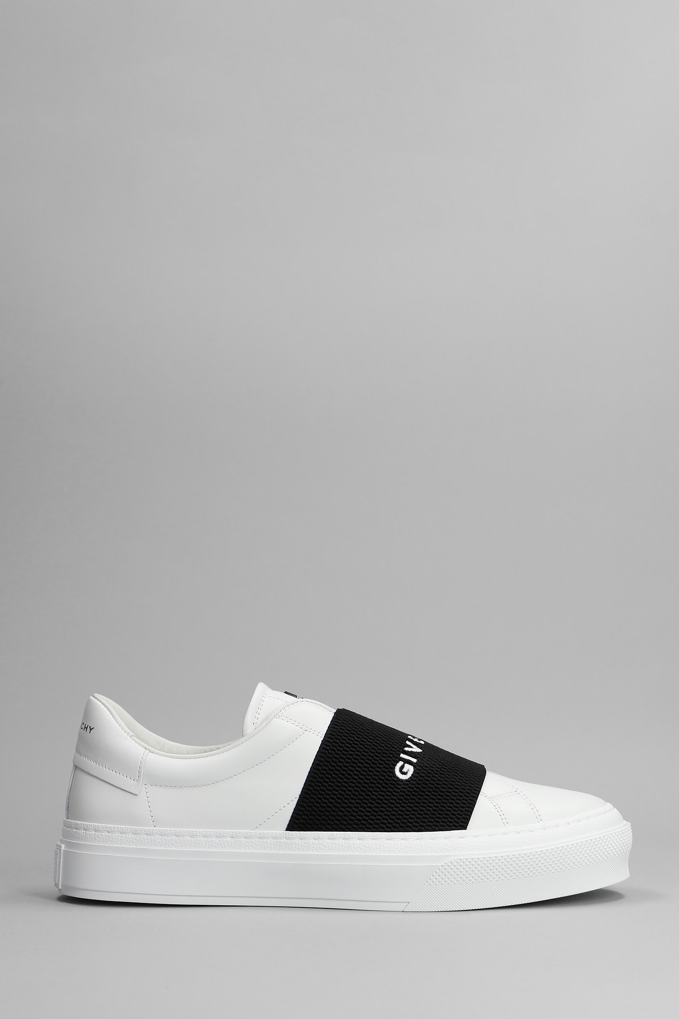 Givenchy City Court Sneakers In White Leather