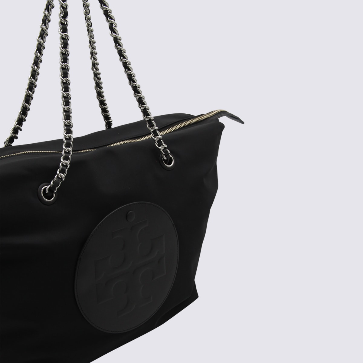 Tory Burch Ella Nylon Tote Bag In Black