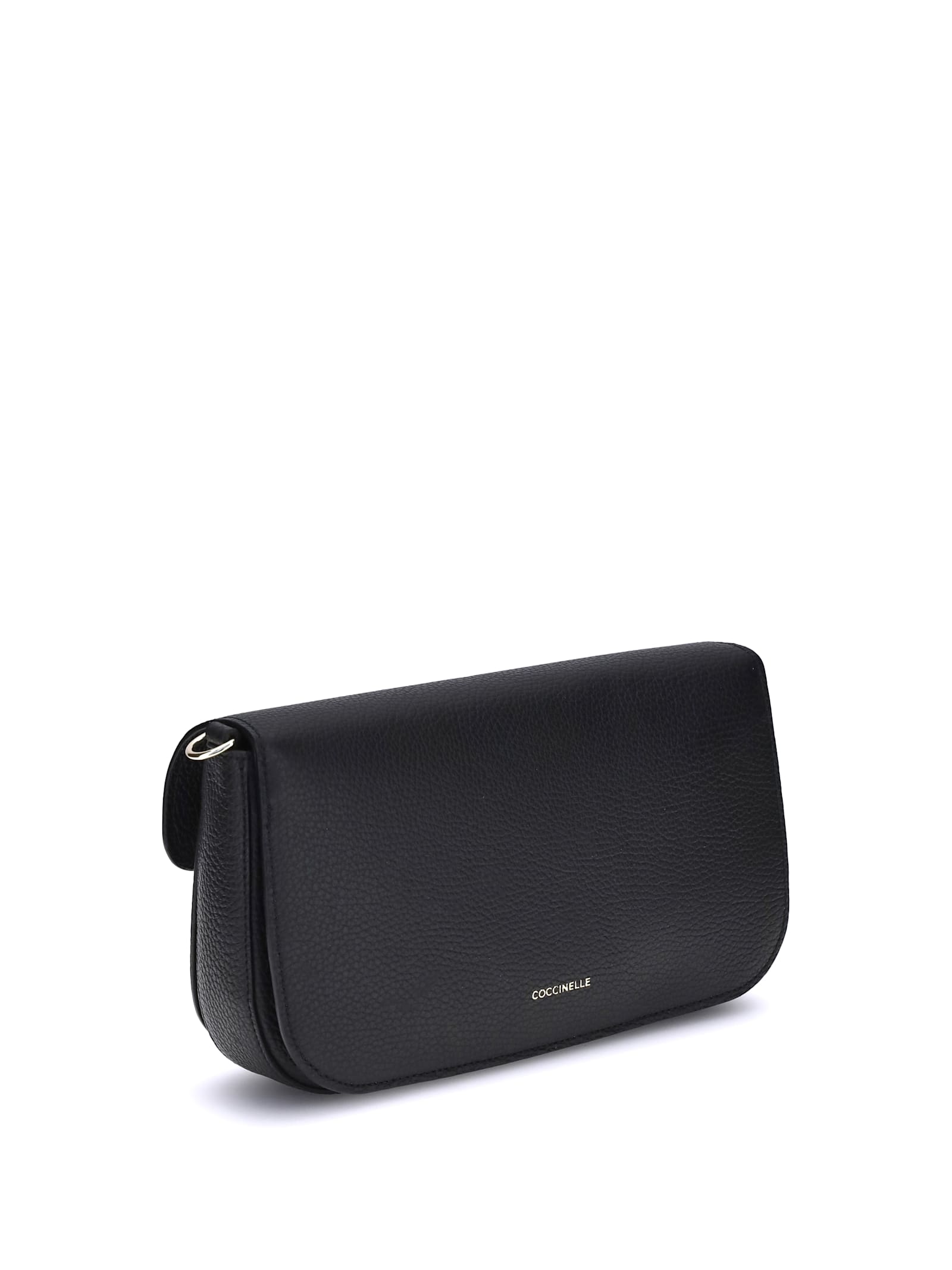 Coccinelle C-me Medium Shoulder Bag In Black