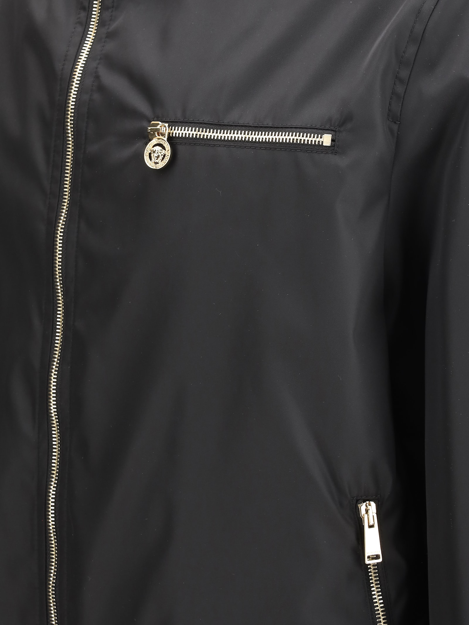 Shop Versace Jacket In Black