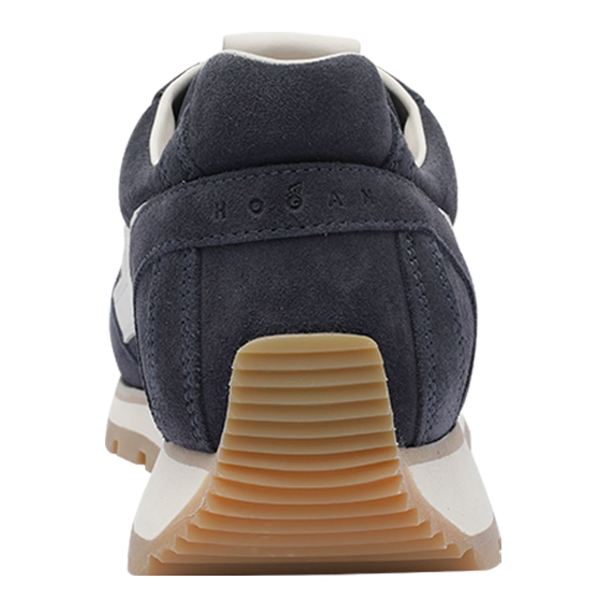 Hogan Suede H671 Allacciato Sneakers In Blue