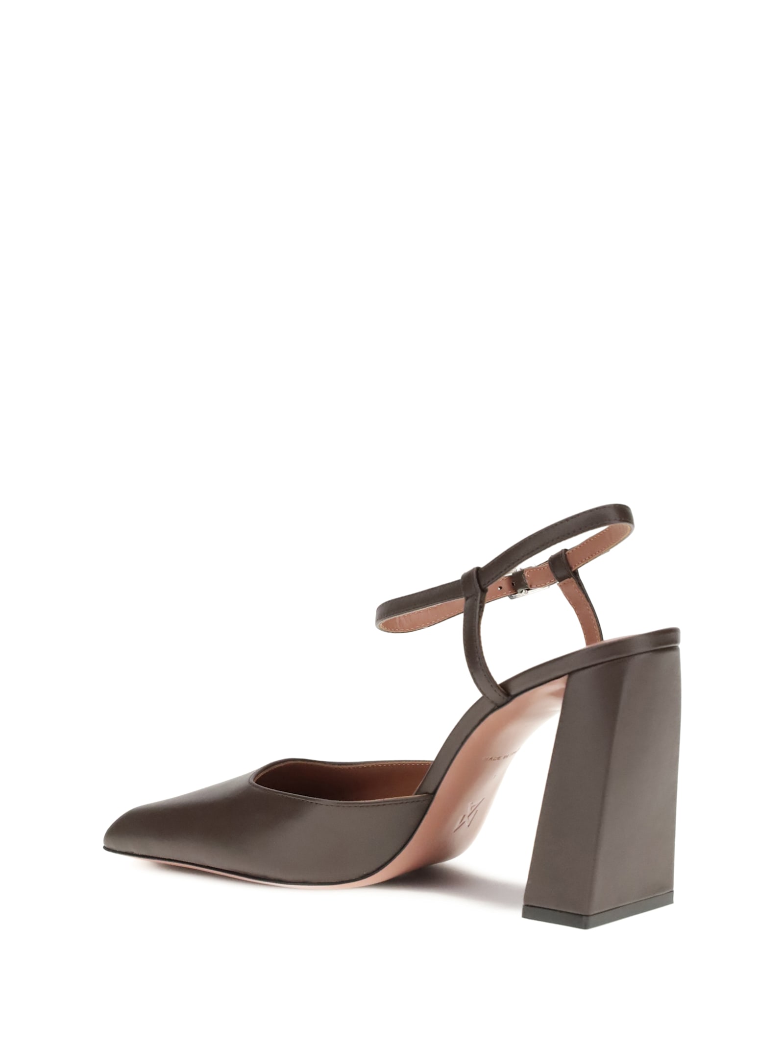 Amina Muaddi Charlotte Pumps In Brown