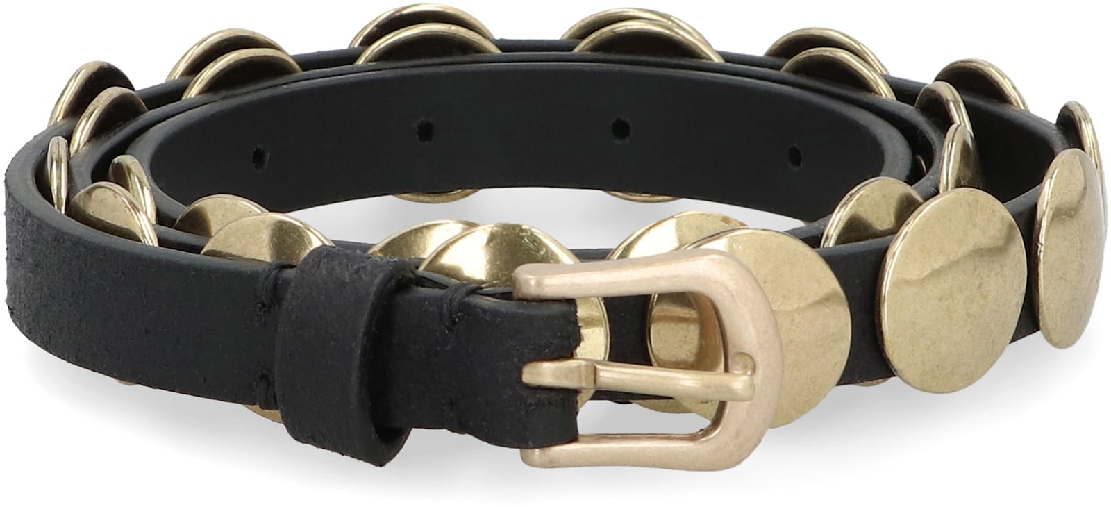 Golden Goose Trinidad Leather Belt In Black