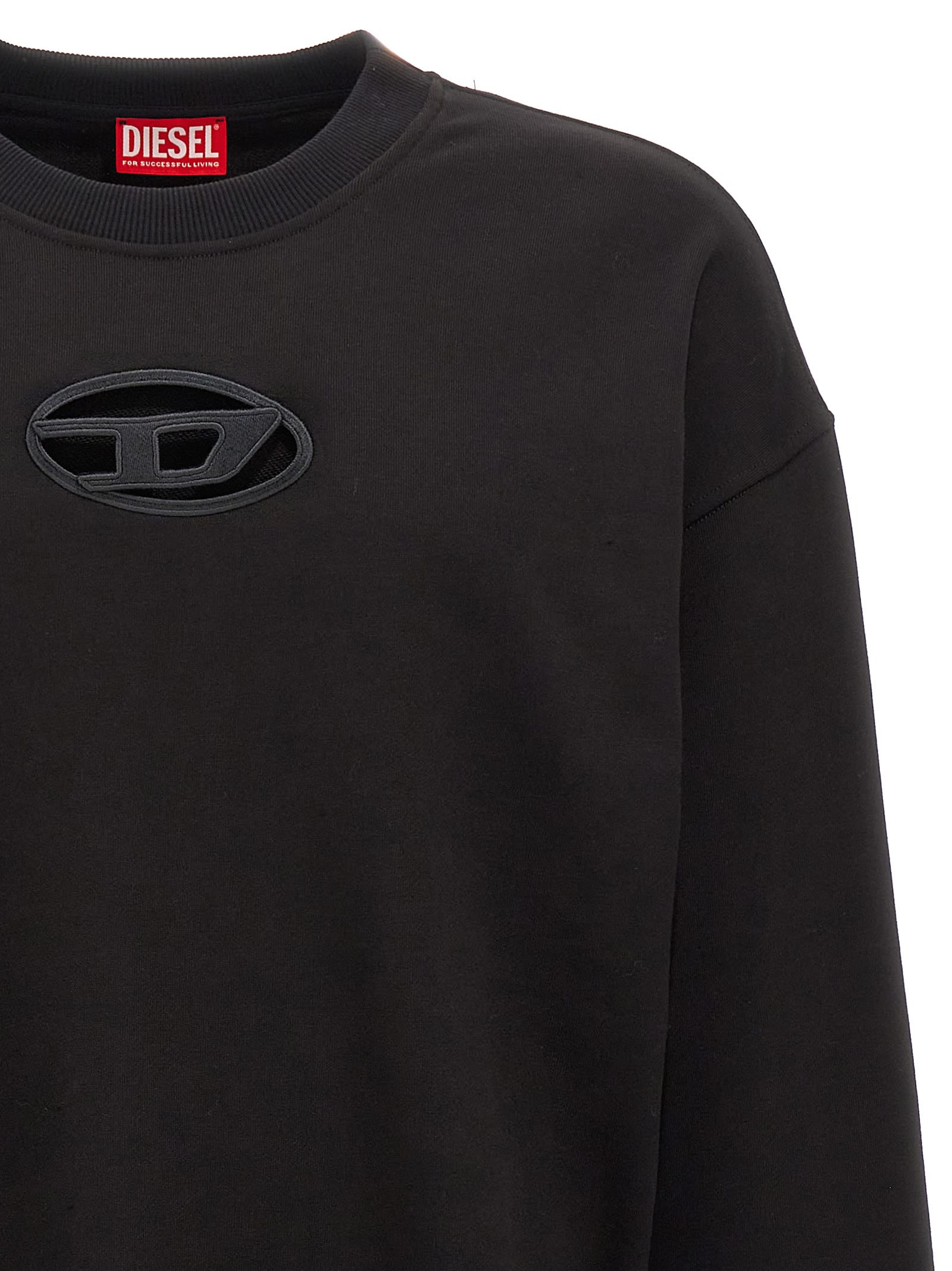 Shop Diesel S-boxt-od Sweatshirt In Black