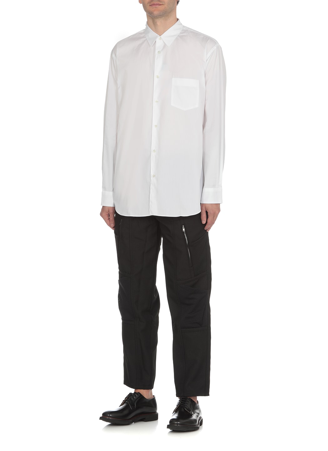 Shop Comme Des Garçons Shirt Cotton Shirt In Bianco