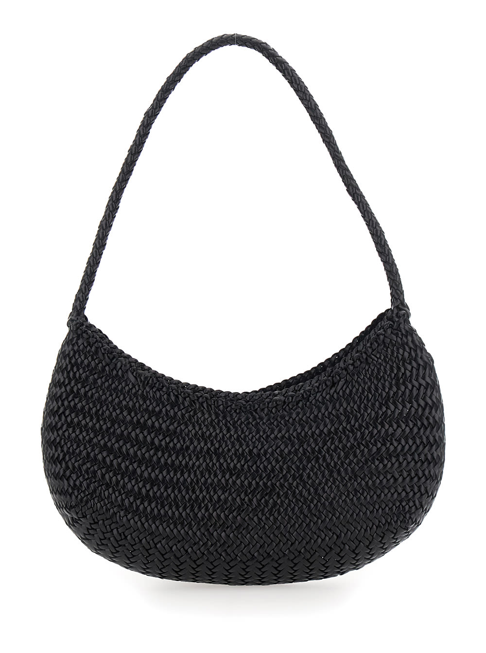 Dragon Diffusion Women Nova Luna 3mm Mini Moon Shape Hobo 27x14x4cm In Black