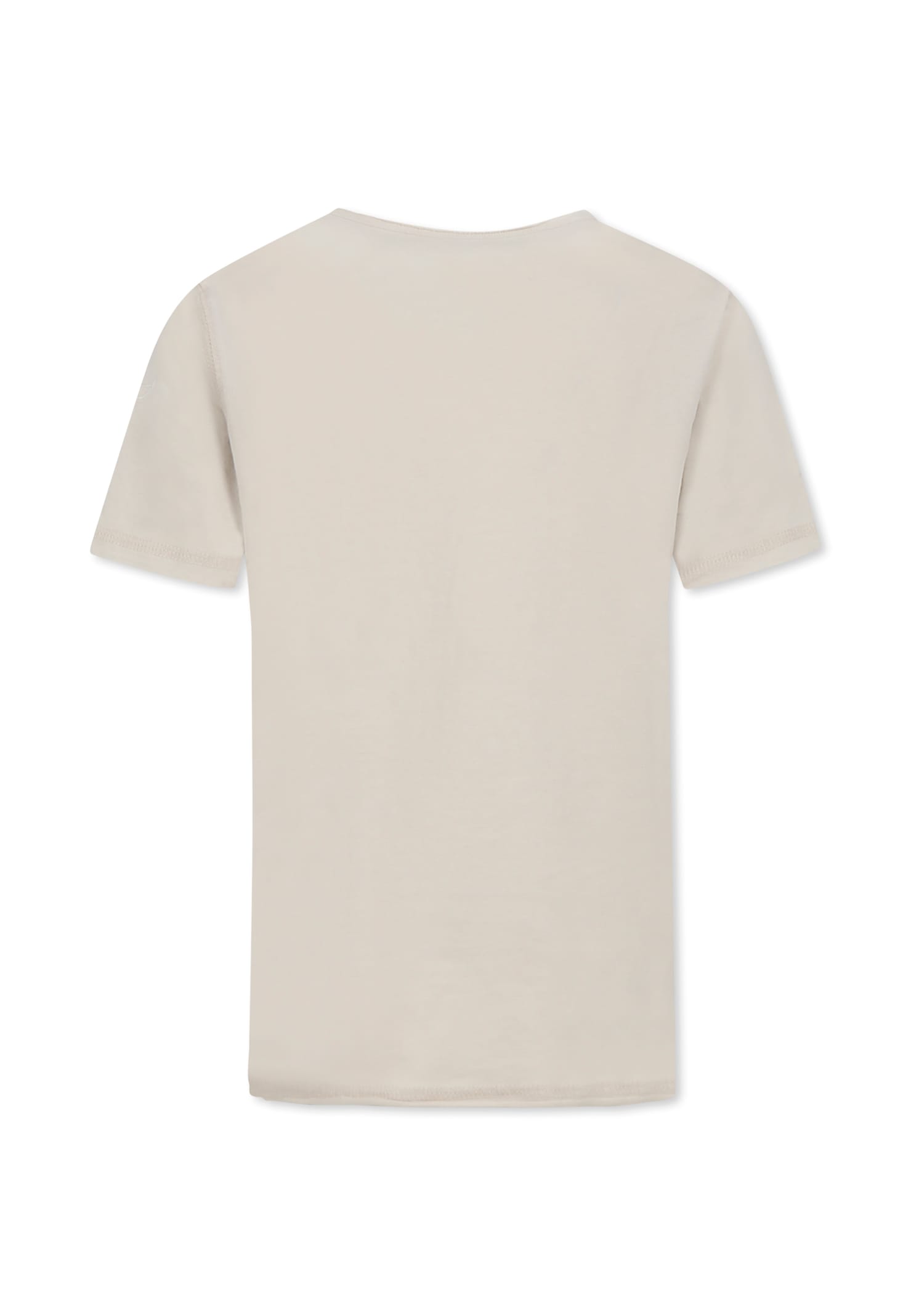 Zadig & Voltaire Ivory T-shirt For Boy With Logo In Ivory