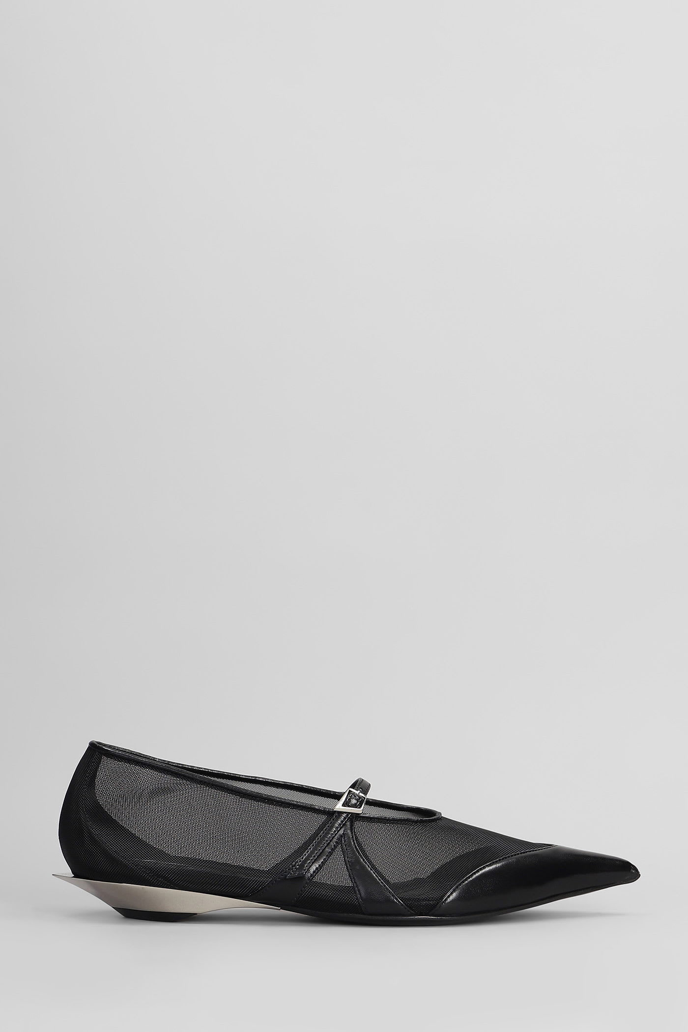 Ballet Flats In Black Polyamide