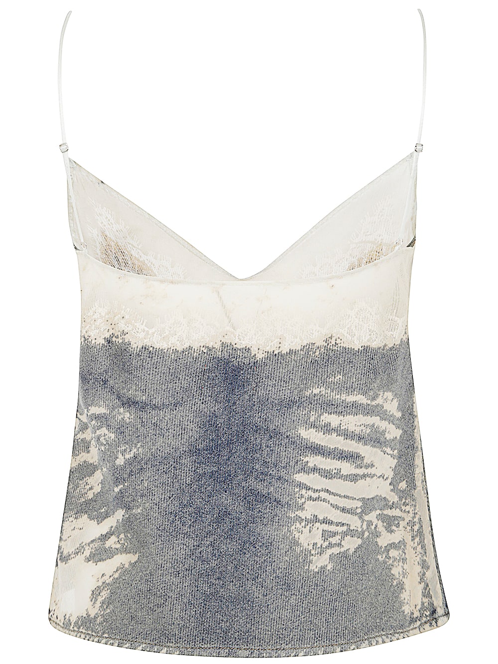 Shop Diesel De-tre-fsf Top In Vintage Denim