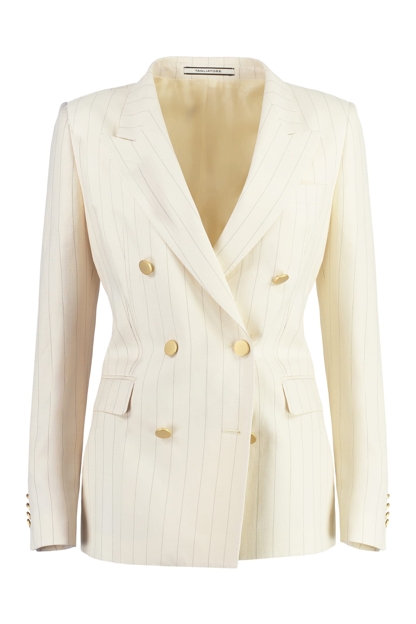 Shop Tagliatore T-parigi Two-piece Suit In Ivory