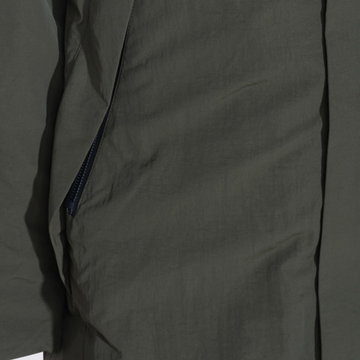 Jg1 Black Hybrid Down Jacket In Green