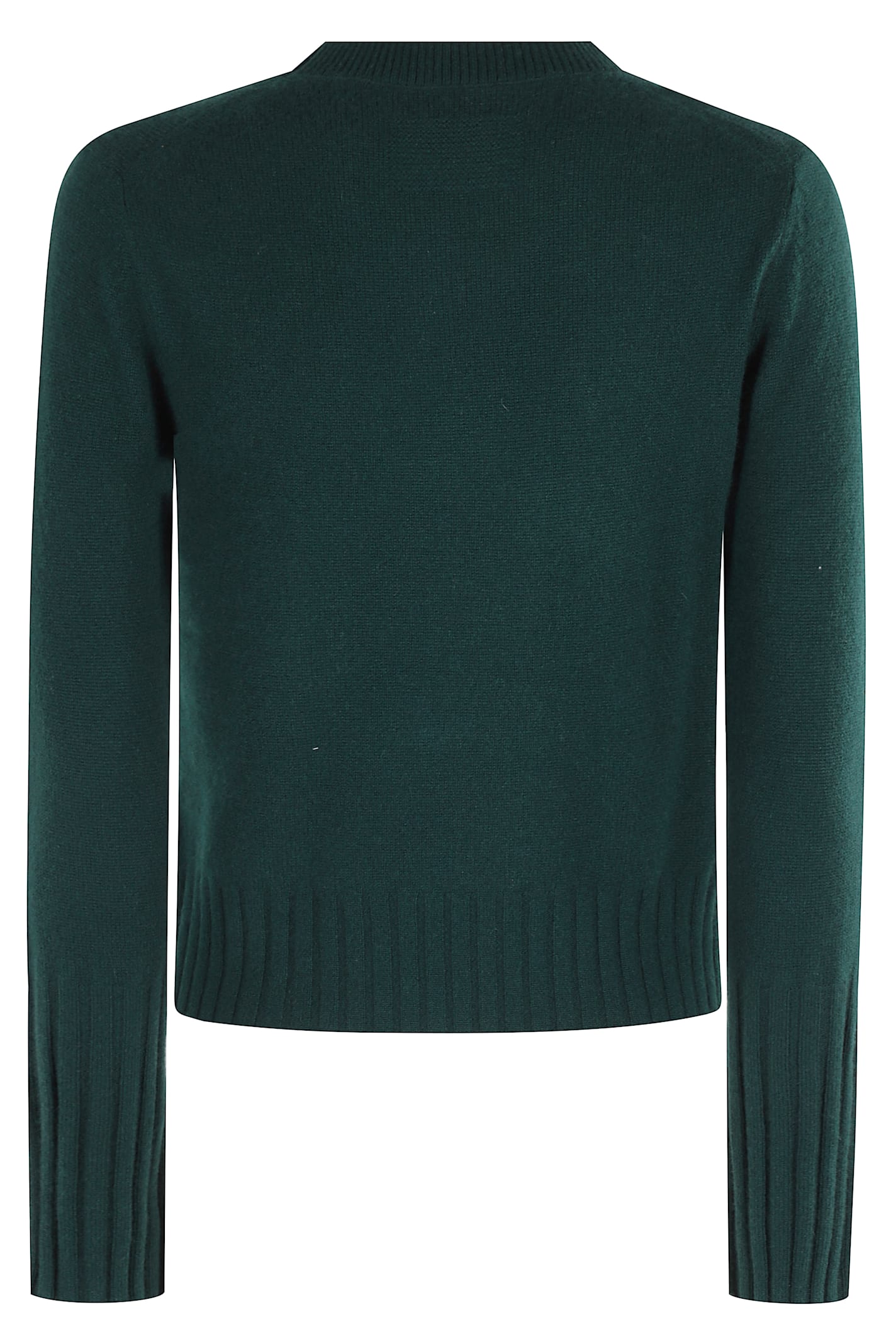 Guest In Residence Shrunken Cashmere Crewneck Sweater In Green