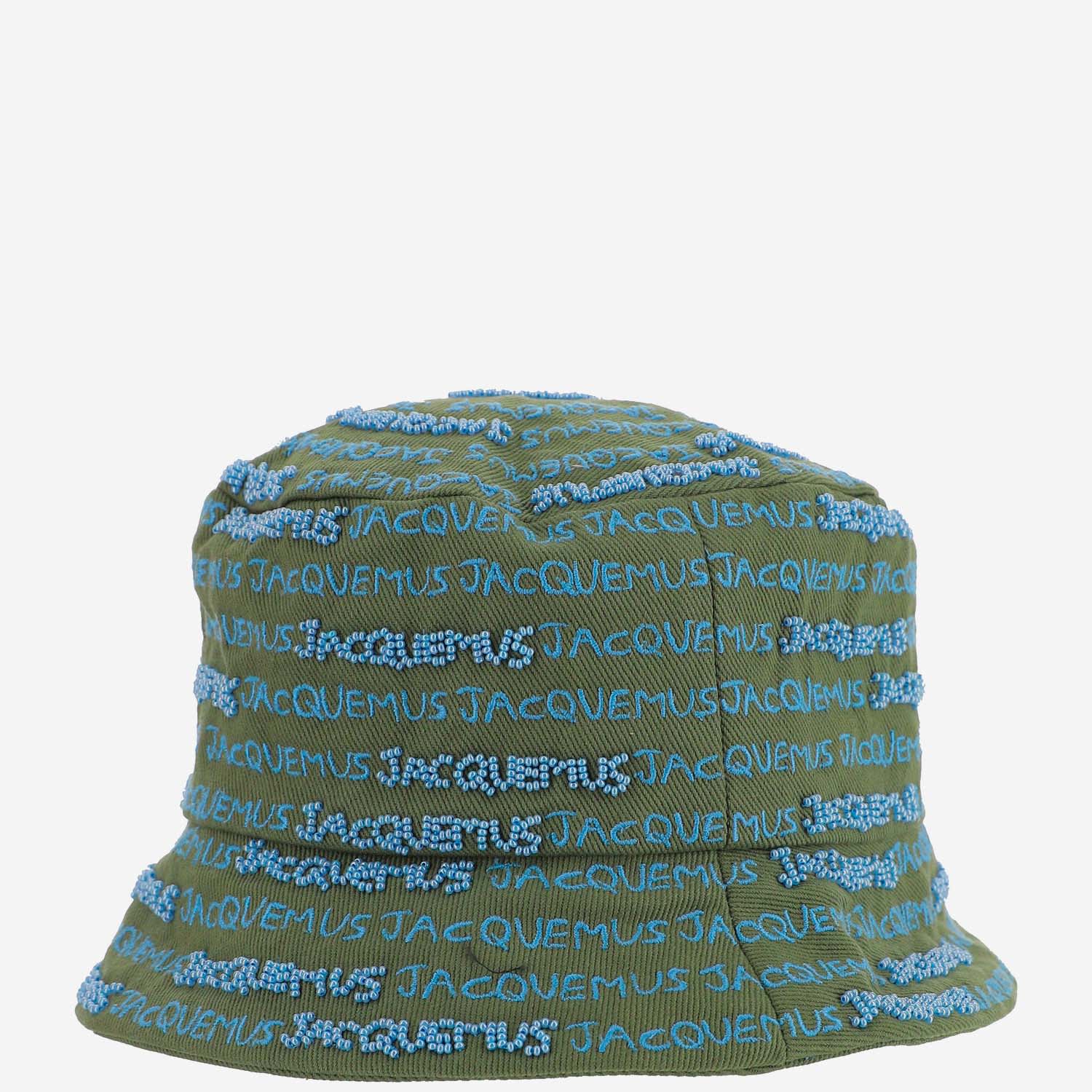 ハット JACQUEMUS Bordado Bucket Hat - Jacquemus - Khaki - Cotton Bordado Bucket Hat - Jacquemus - Khaki - Cotton