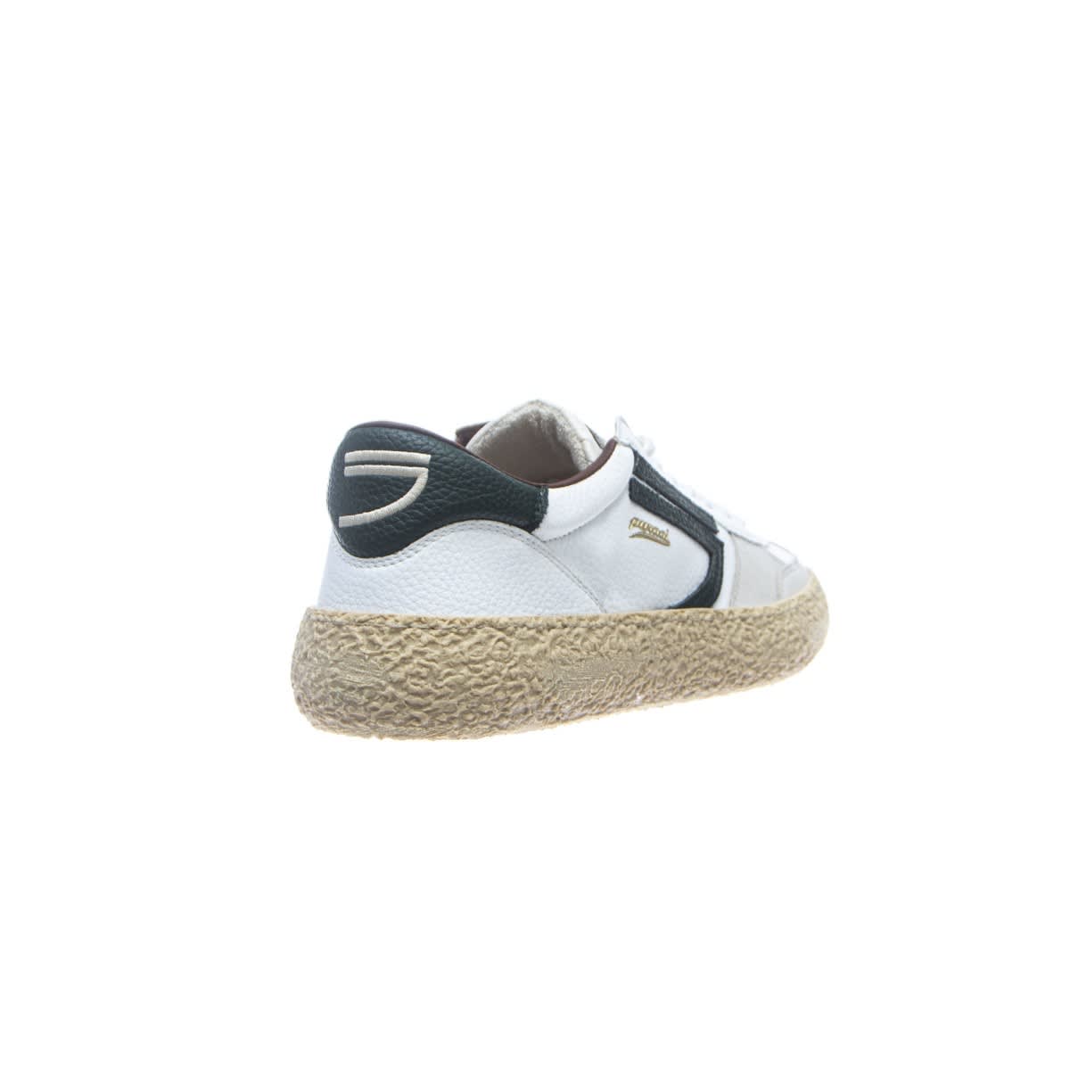 Shop Puraai Vintage Vischio Sneakers In Bianco