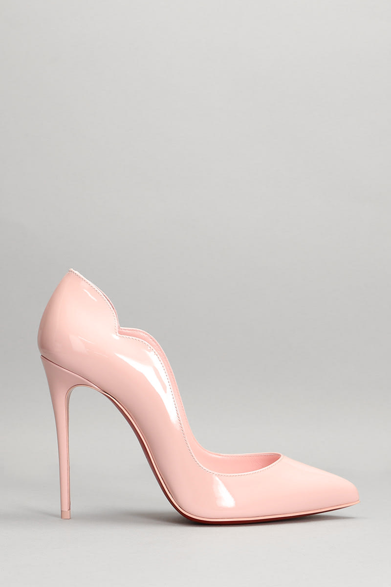 Christian Louboutin Hot Chick 100 Pumps In Rose-pink Patent Leather