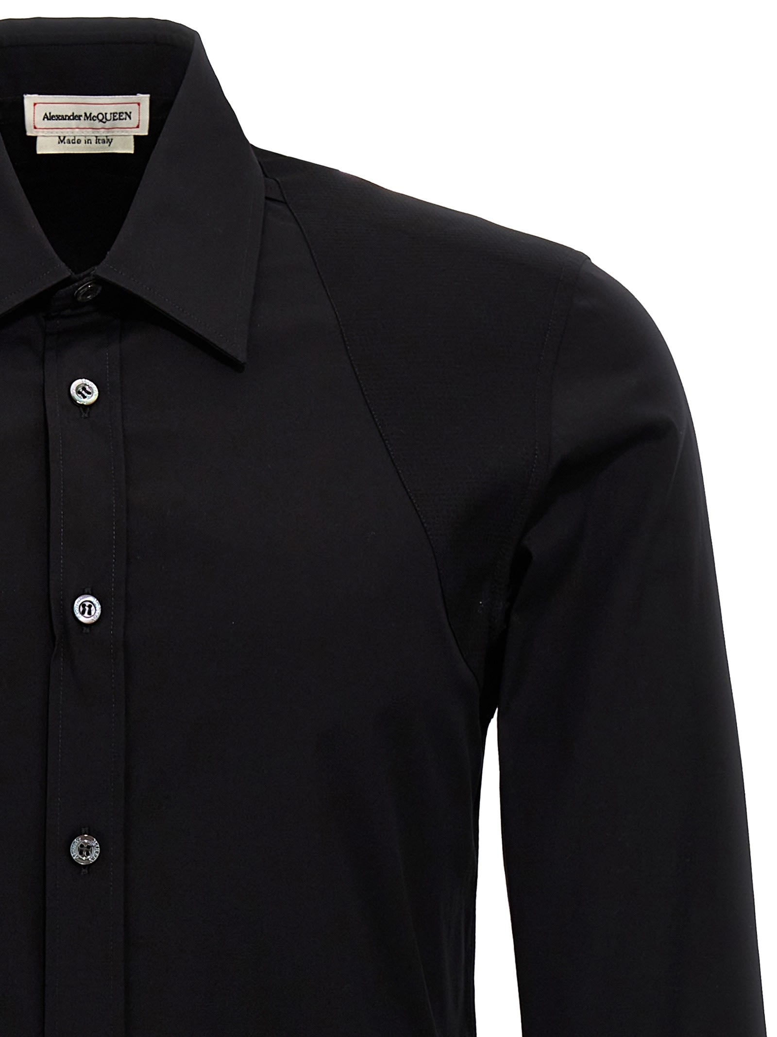 Shop Alexander Mcqueen Harness Shirt In Black