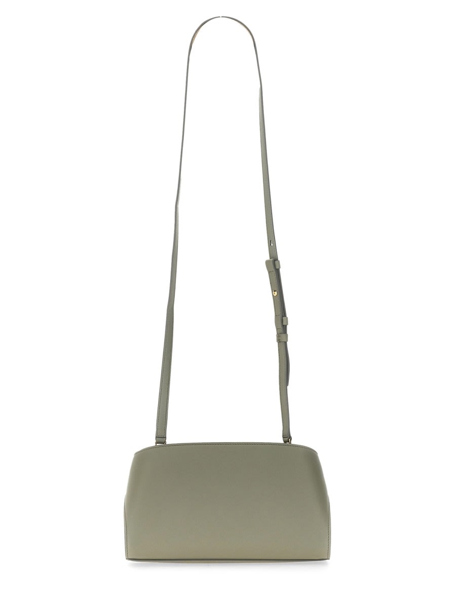 Shop Ferragamo Hug Shoulder Bag In Green