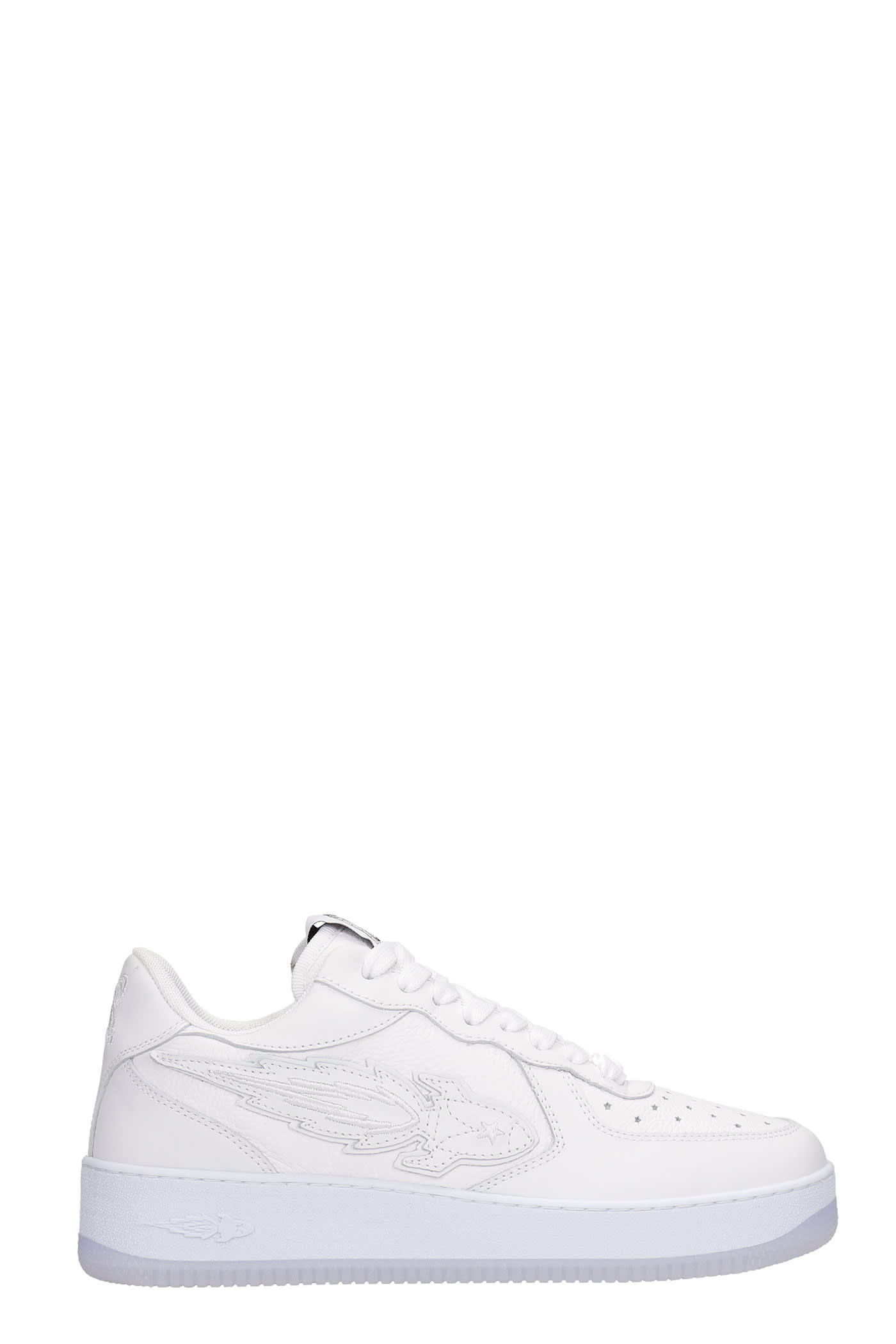 Enterprise Japan Sneakers In White Leather