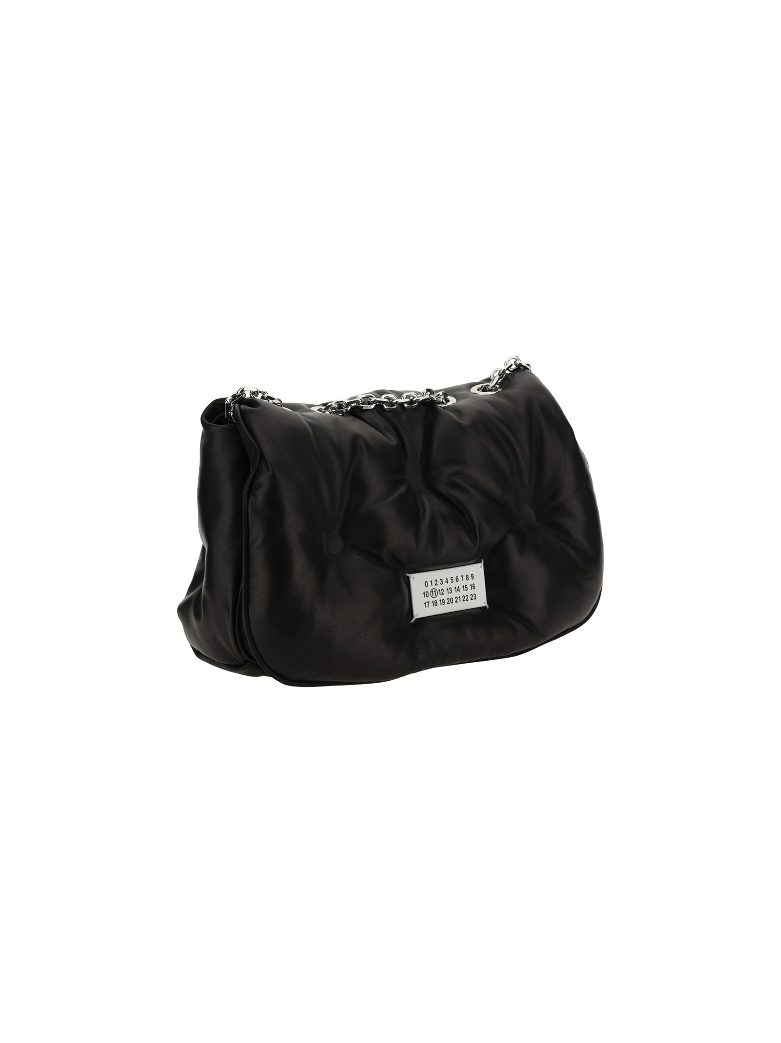 Maison Margiela Glam Slam Small Flap Top-handle Bag In Black