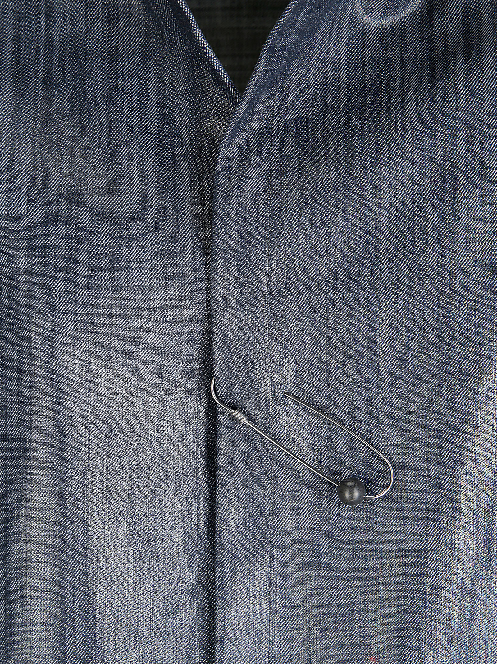 MARIA CALDERARA DENIM SHORT JACKET