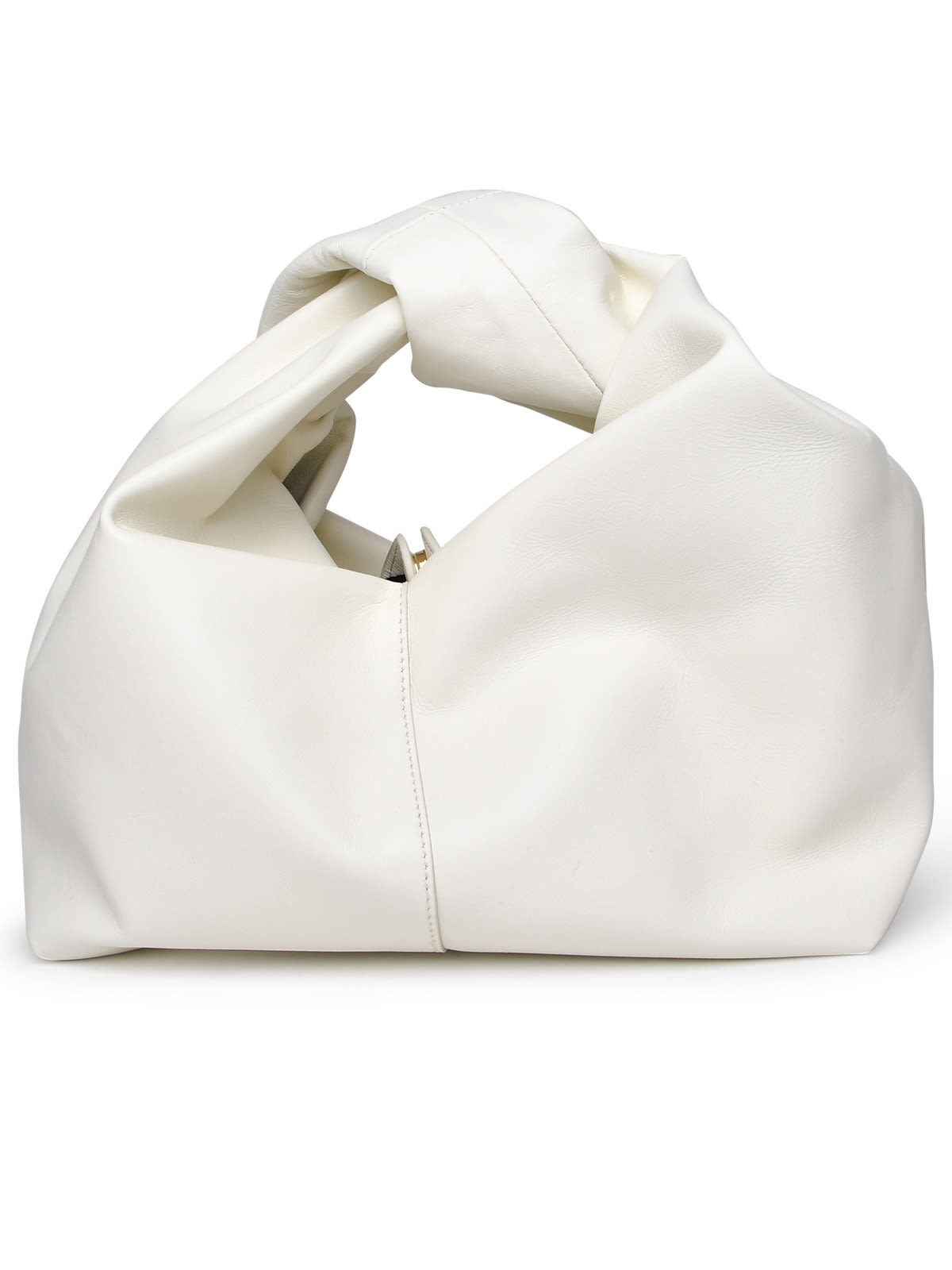 Shop Jw Anderson White Leather Hobo Twister Bag