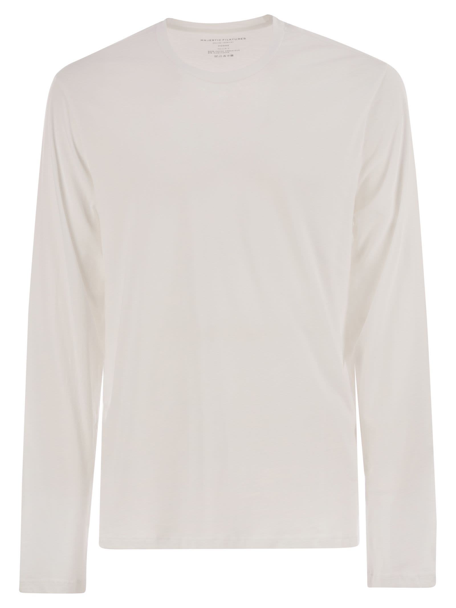 Long-sleeved Crew-neck T-shirt