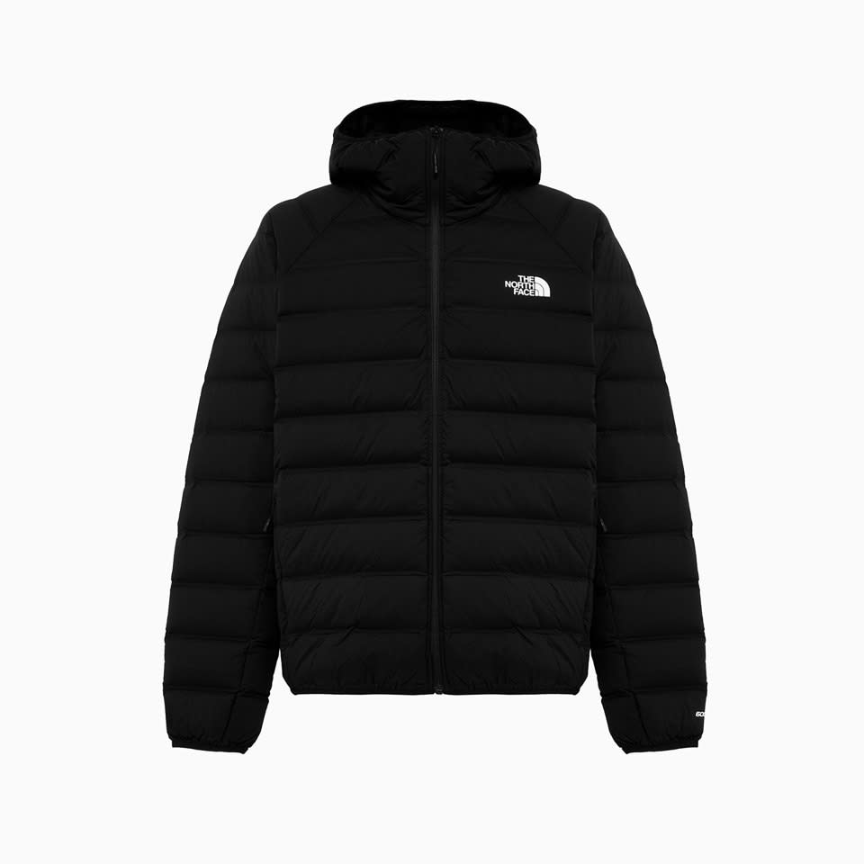 The North Face Belleview Stretch Water Repellent 600-fill Power Down Puffer Jacket In Black
