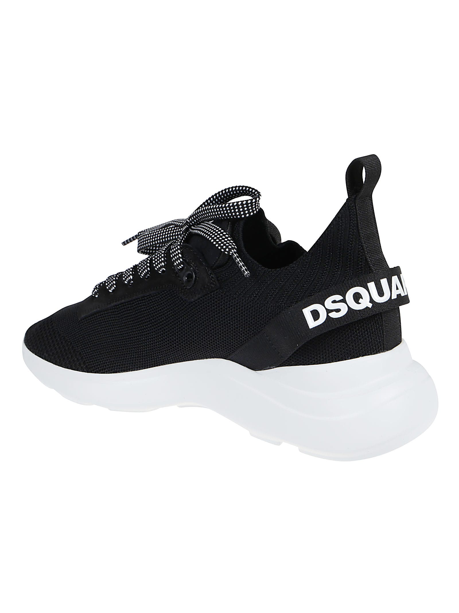 Dsquared2 Fly Low Top Trainers In Nero