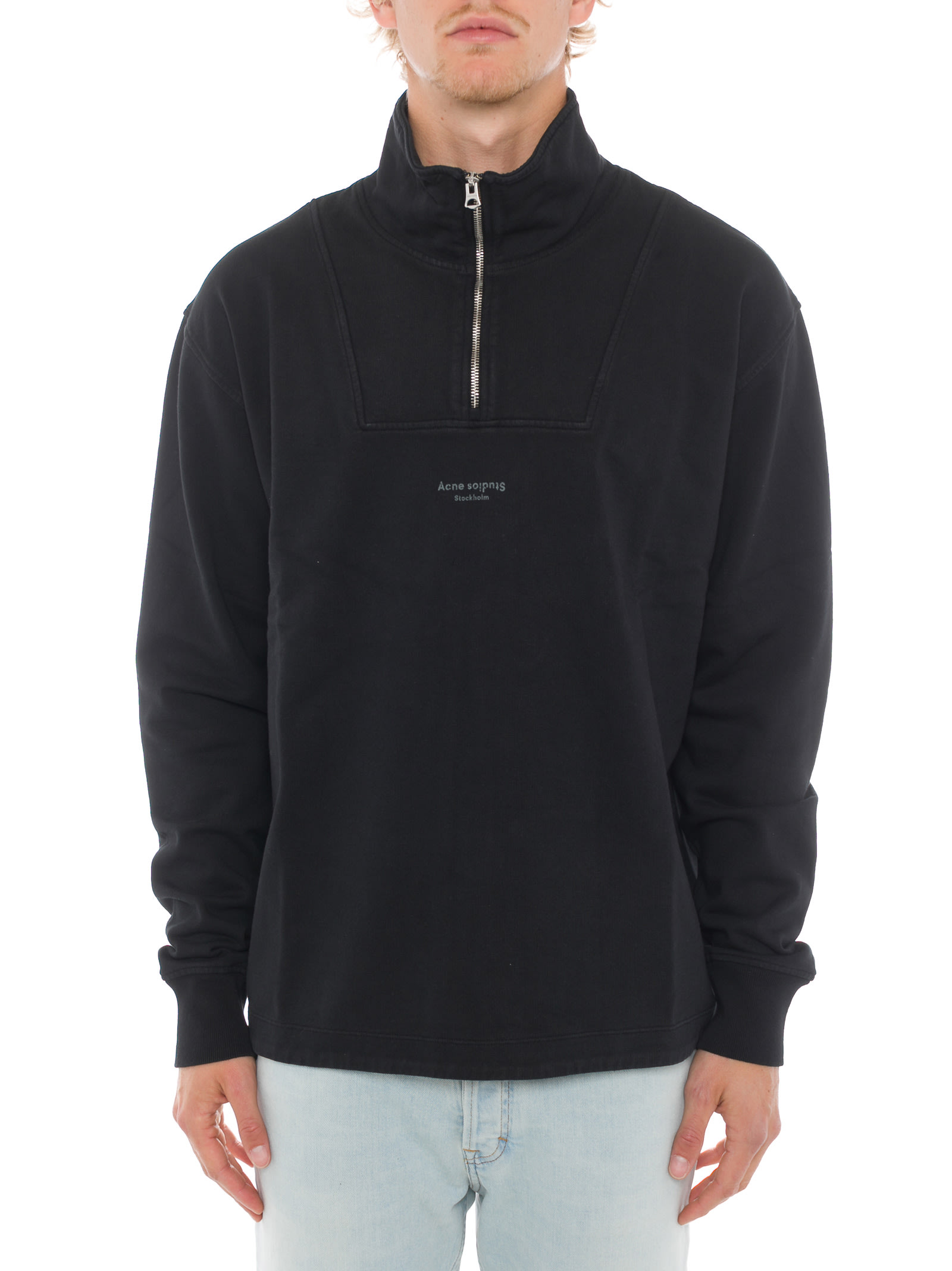 acne studios black sweatshirt