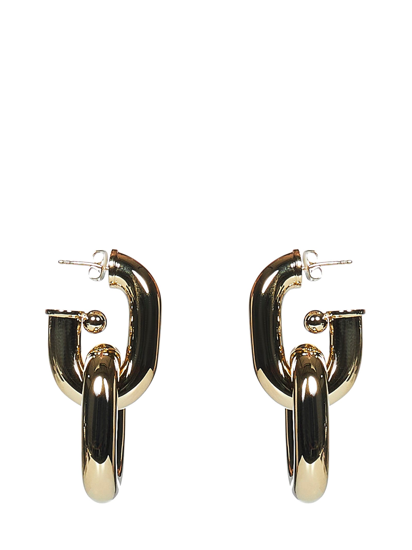 Shop Rabanne Xl Link Earrings In Golden