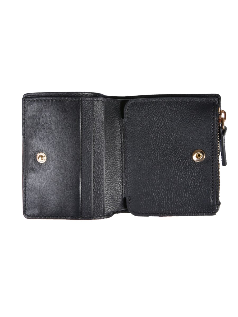 Shop Versace Jellyfish Wallet In Black