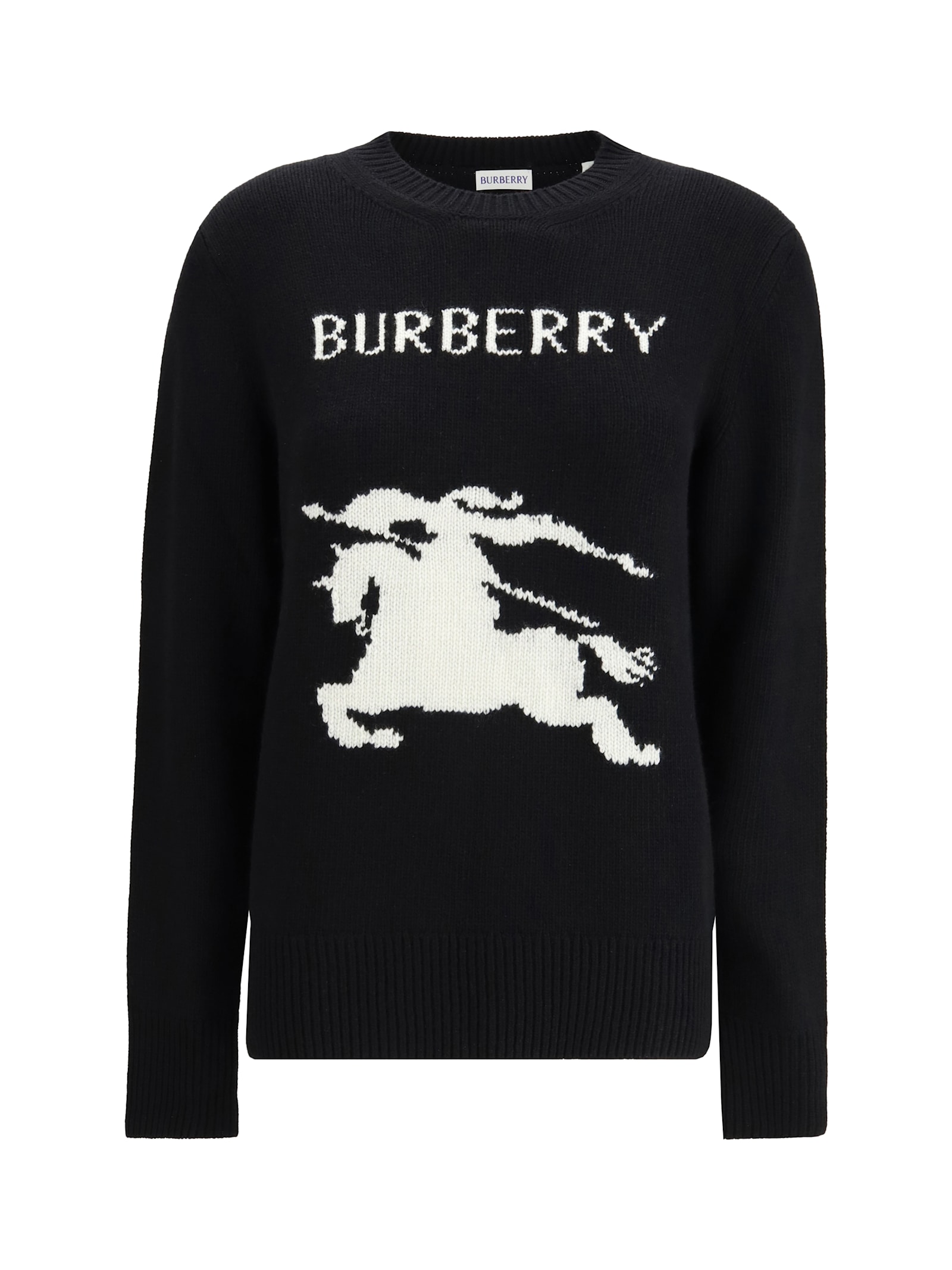 Burberry Ekd Knit Crewneck In Black