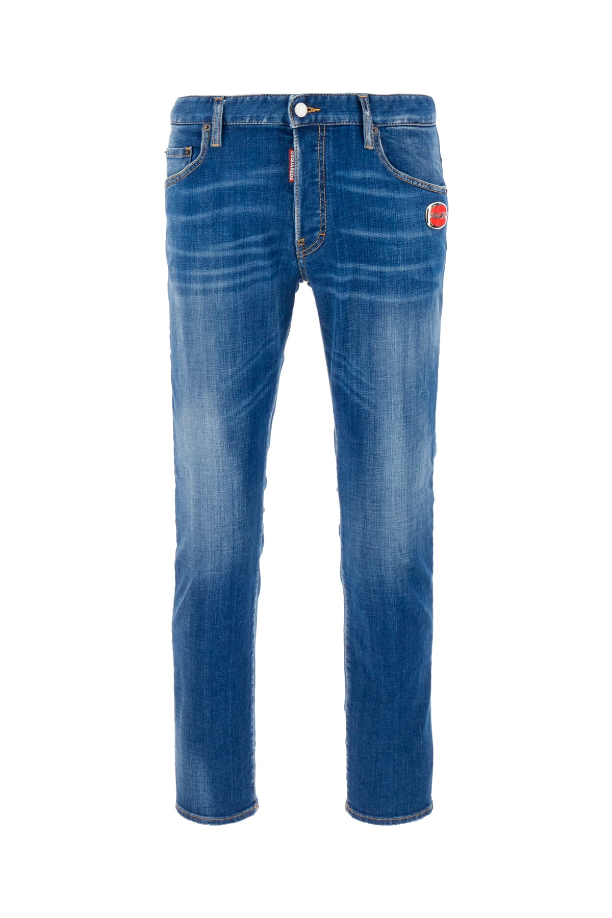 Dsquared2 Stretch Denim Skater Jean Jeans In Blue