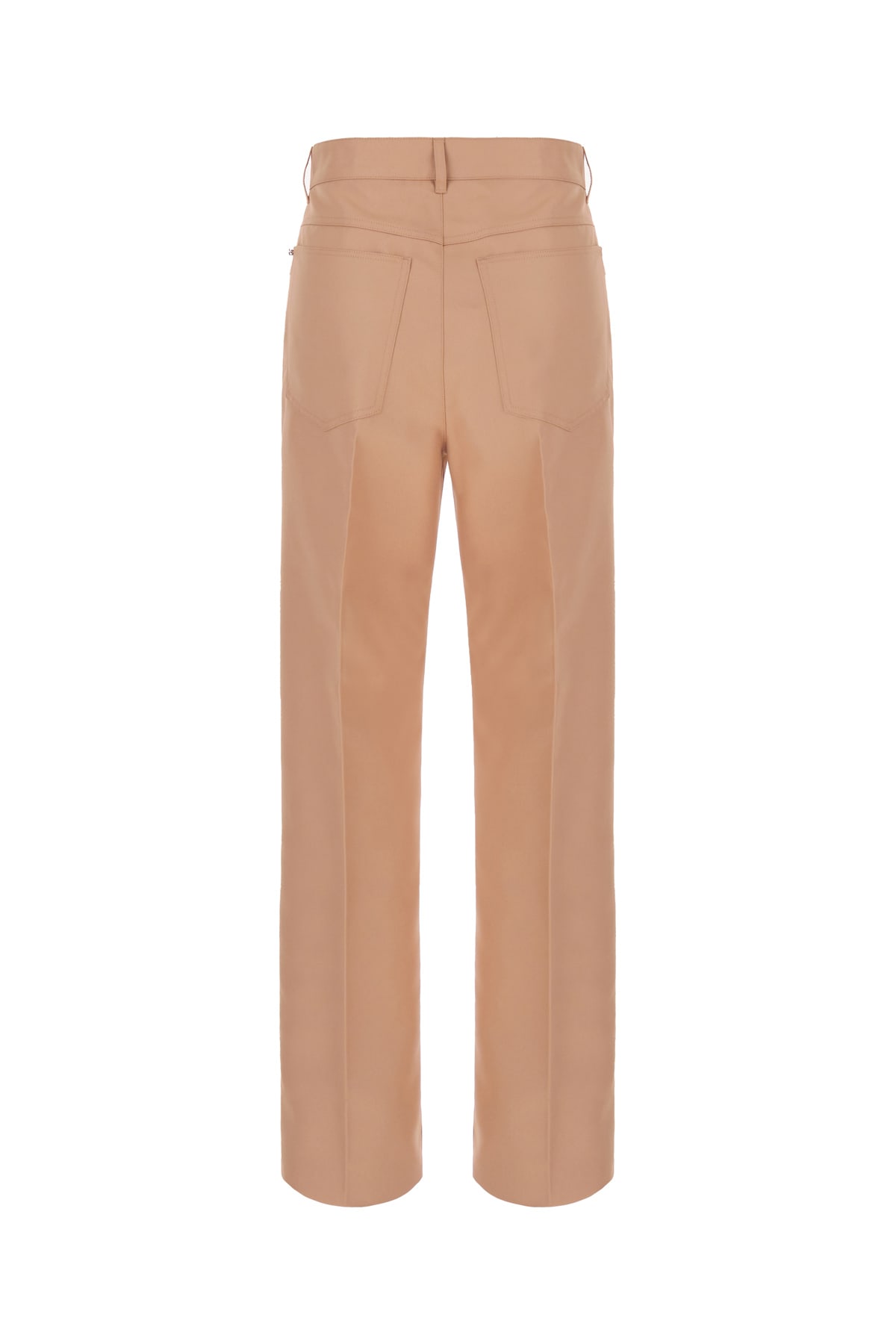 SPORTMAX SKIN PINK POLYESTER CHINO PANT 