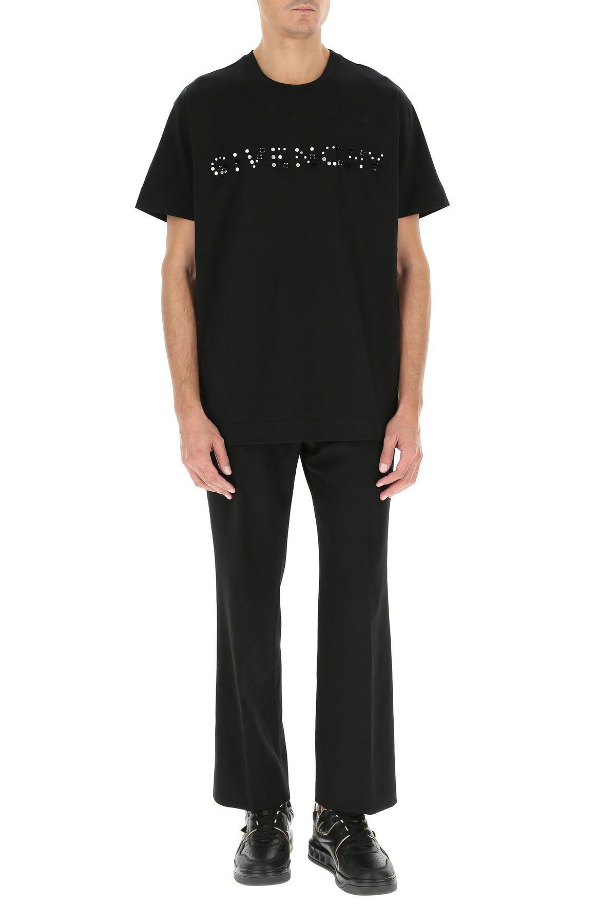 Shop Givenchy Black Cotton Oversize T-shirt